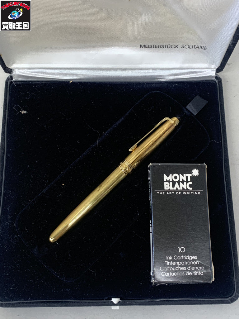MONTBLANC/マイスターシュテュック ソリテール 万年筆/18K
