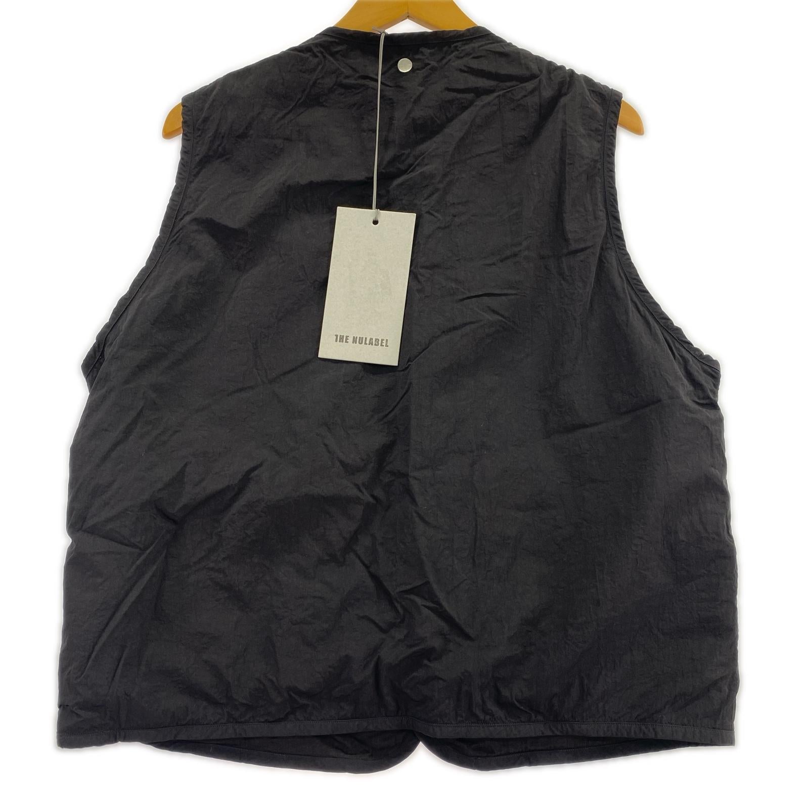 長袖シャツ THE NULABEL ナイロンベスト 黒 (M) M ブラック