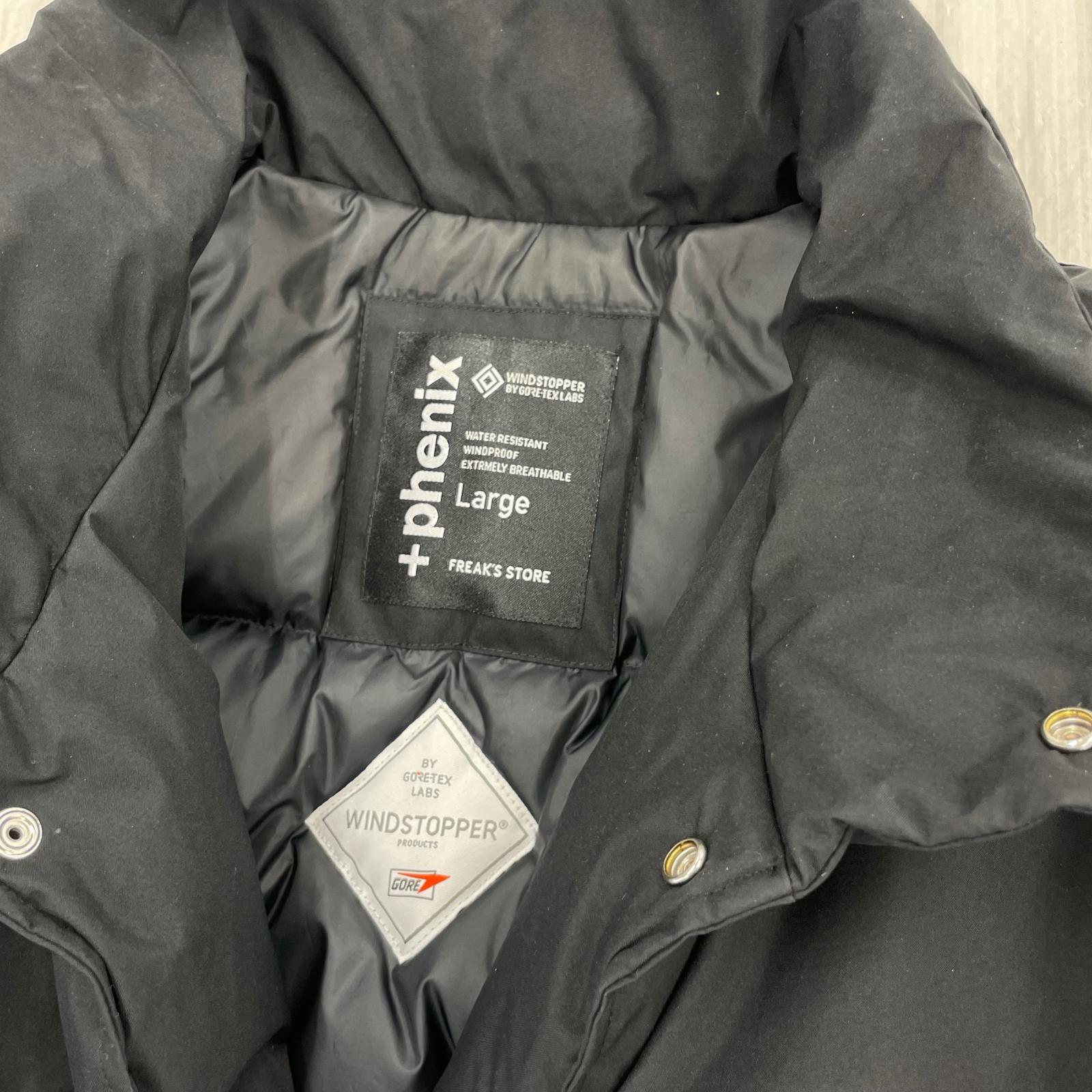 ダウンジャケット 別注 GORE-TEX WINDSTOPPER SNAP DOWN JACKET