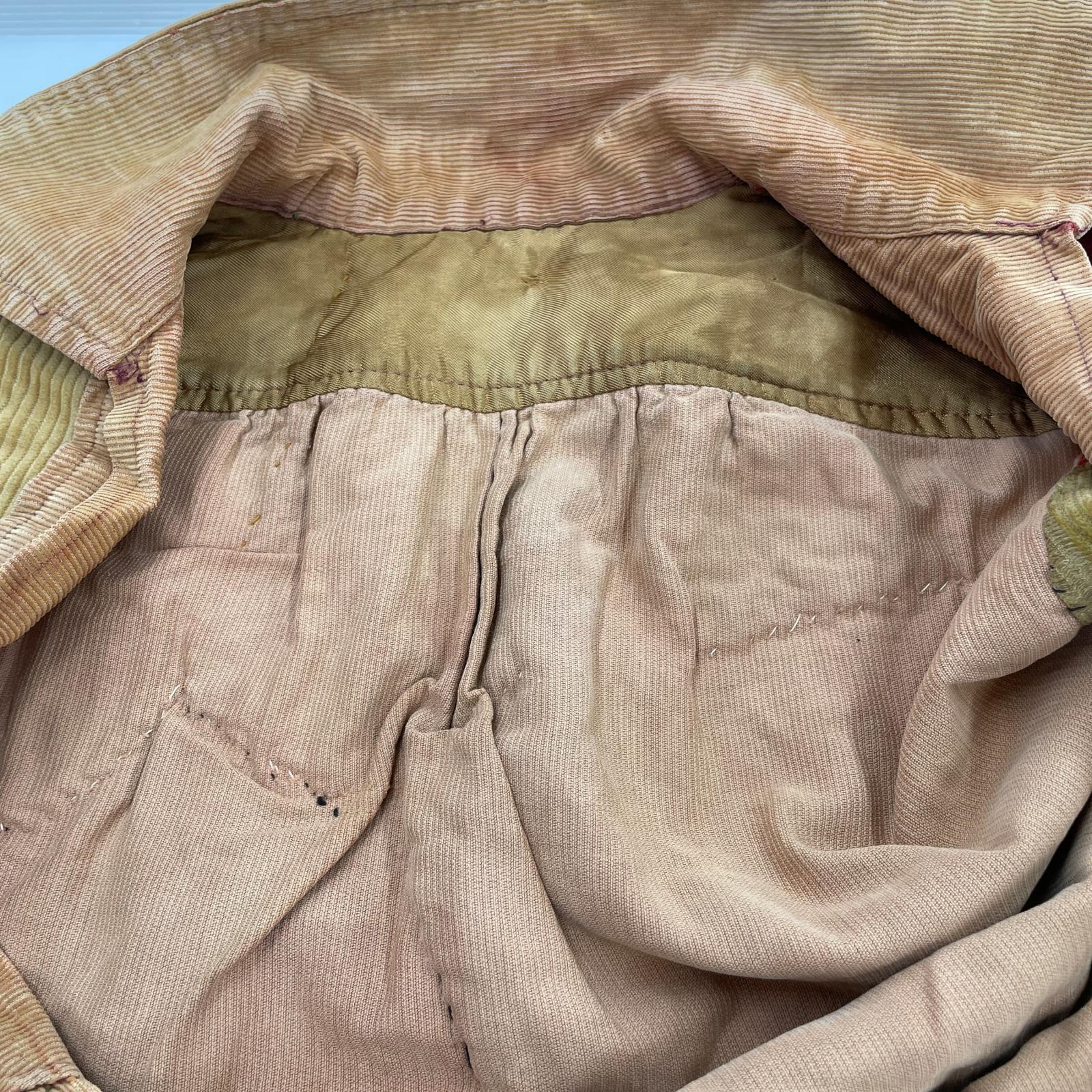 長袖シャツ 50s~ パッチワークハンティングベスト BEG ベージュ