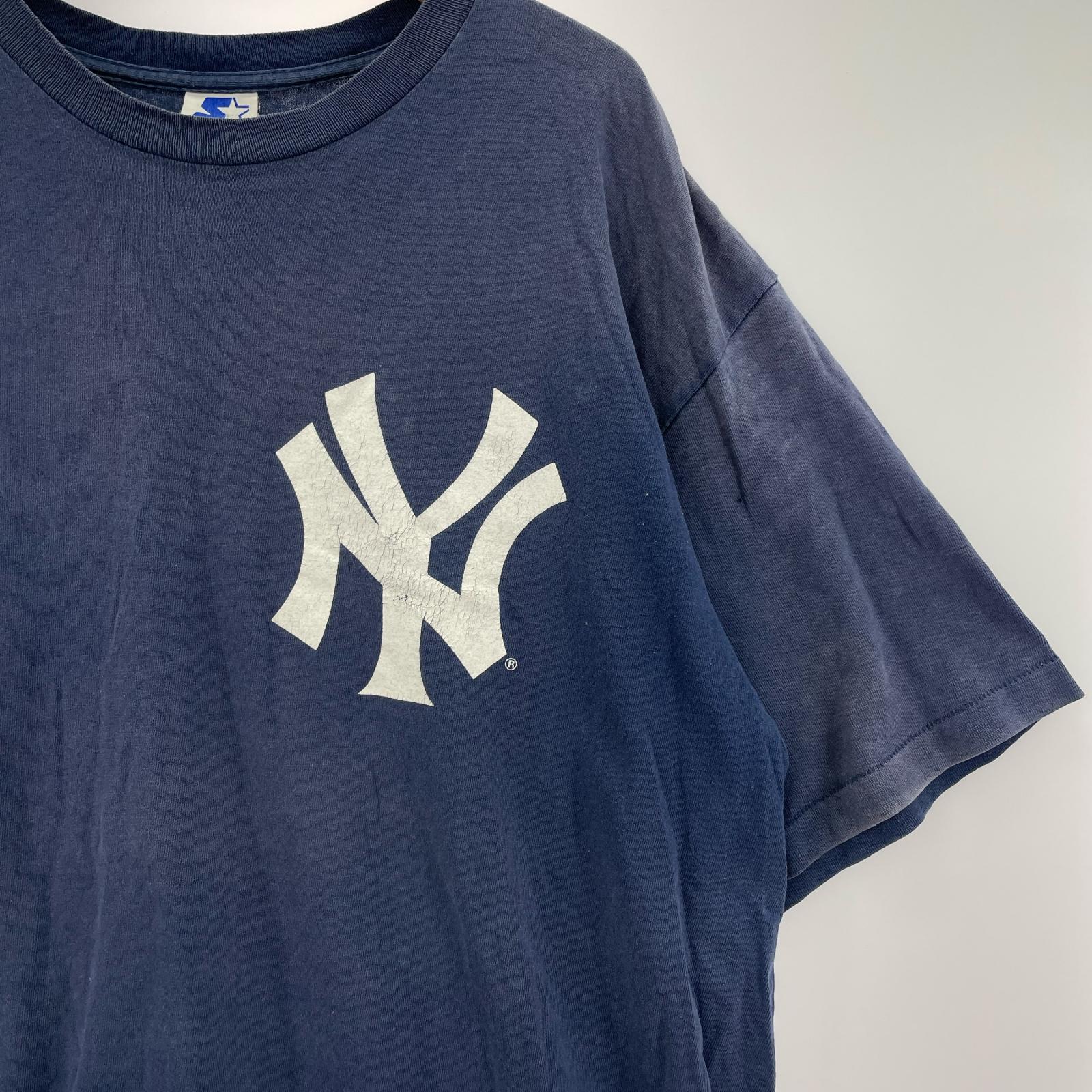 半袖Tシャツ 90s STARTER NY オニール L NVY L ネイビー
