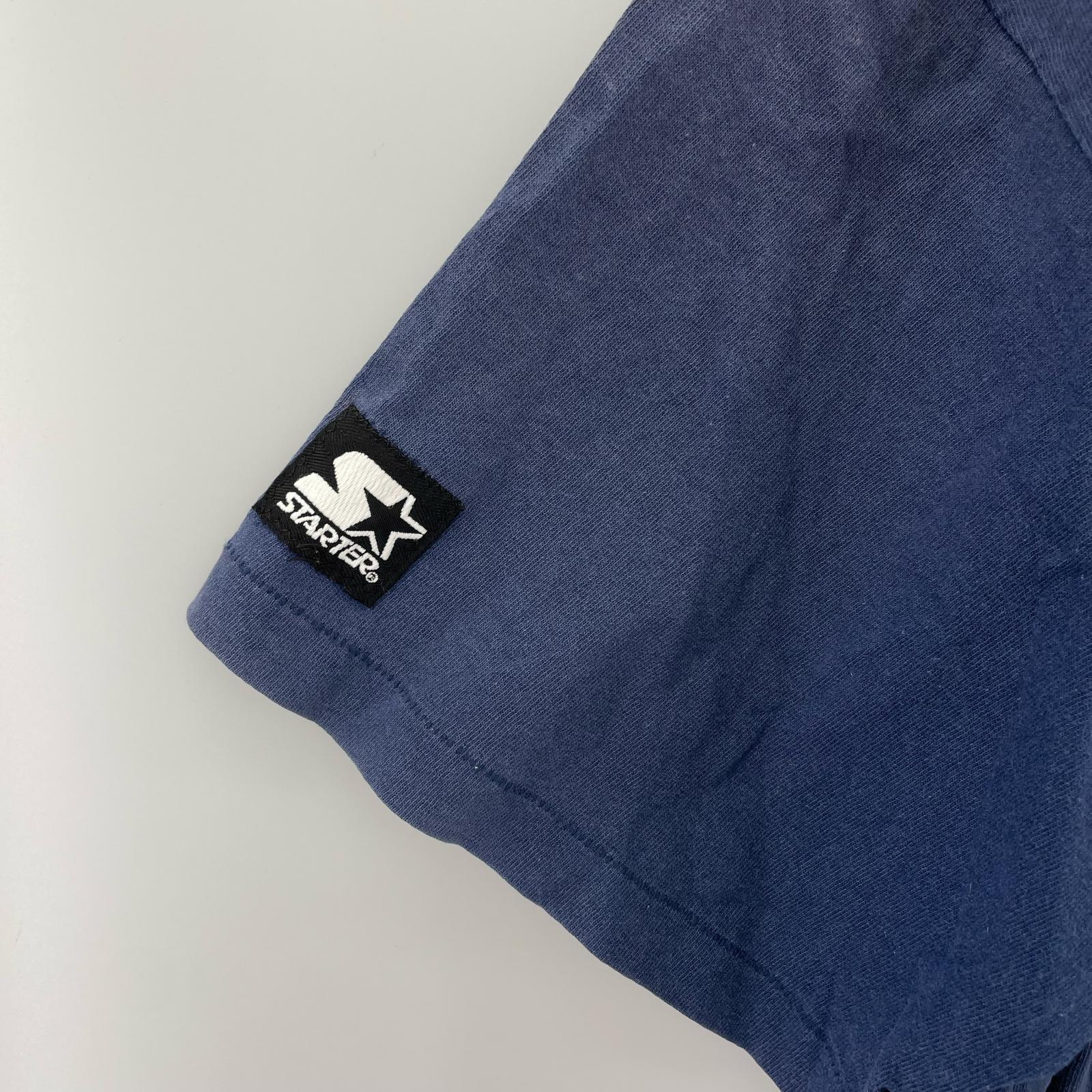 半袖Tシャツ 90s STARTER NY オニール L NVY L ネイビー