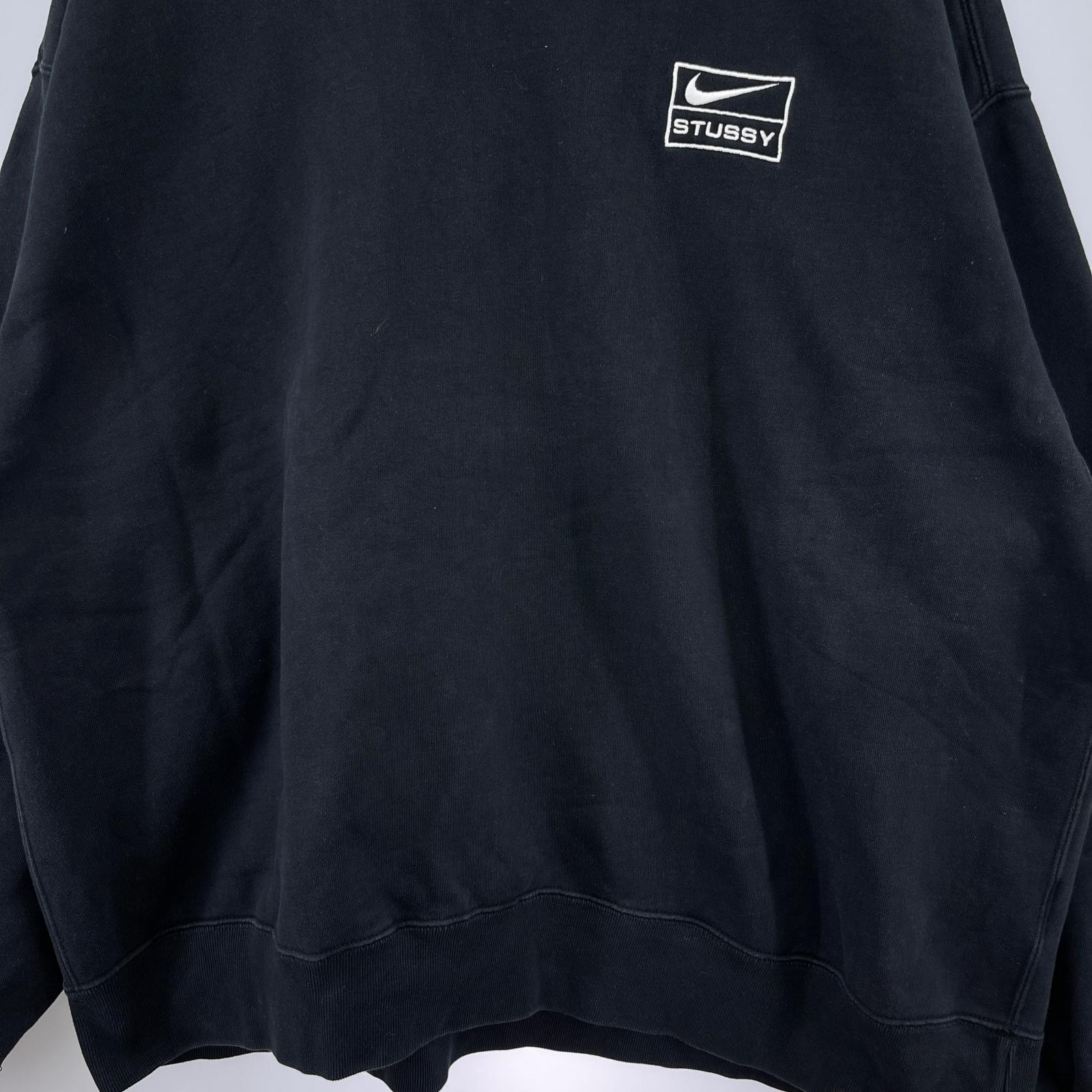 スウェット × STUSSY WASHED NRG FLEECE CREWNECK(XL) ブラック