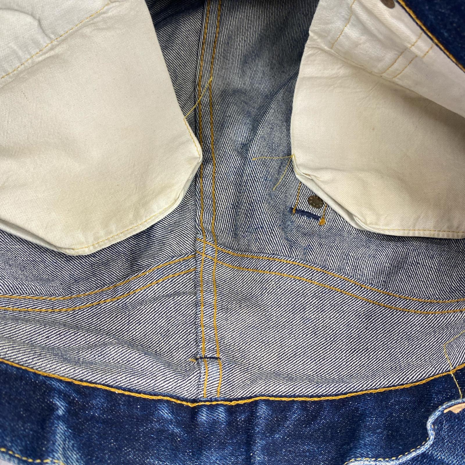 デニムパンツ 90s 復刻 501XX USA製 W34 L36 34 ブルー