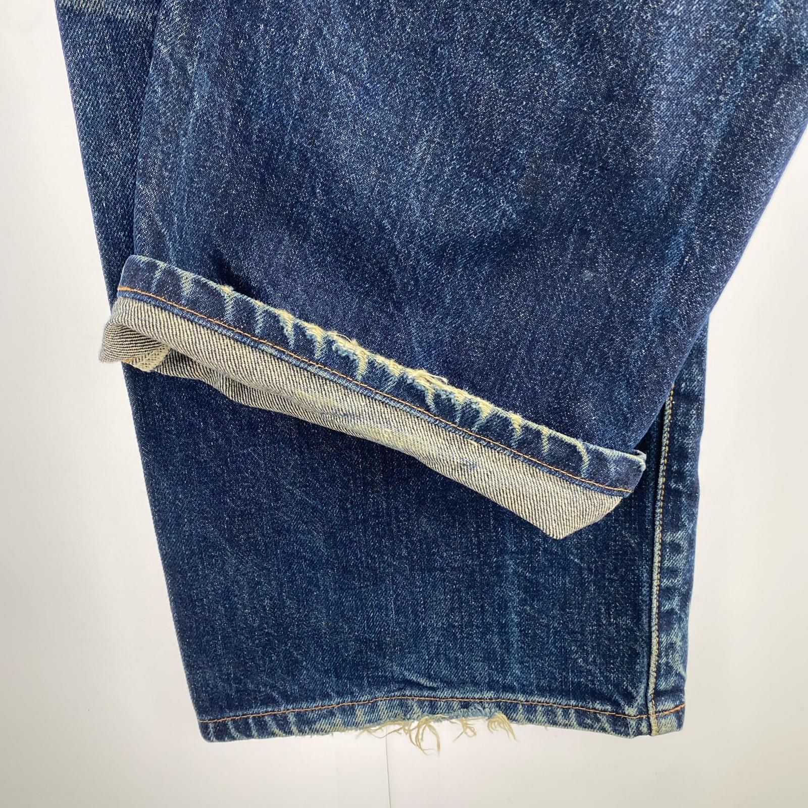デニムパンツ 90s 復刻 501XX USA製 W34 L36 34 ブルー