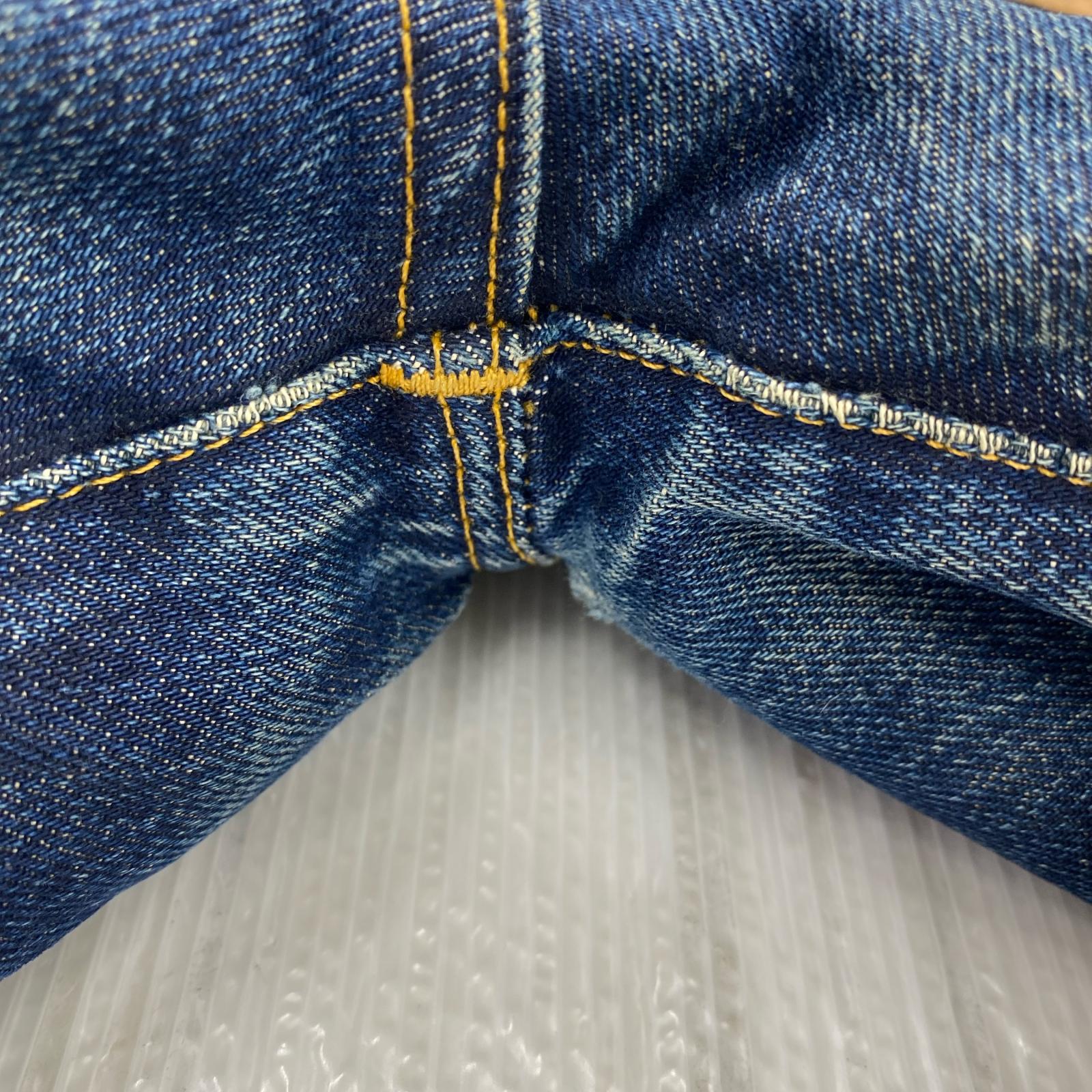 デニムパンツ 90s 復刻 501XX USA製 W34 L36 34 ブルー