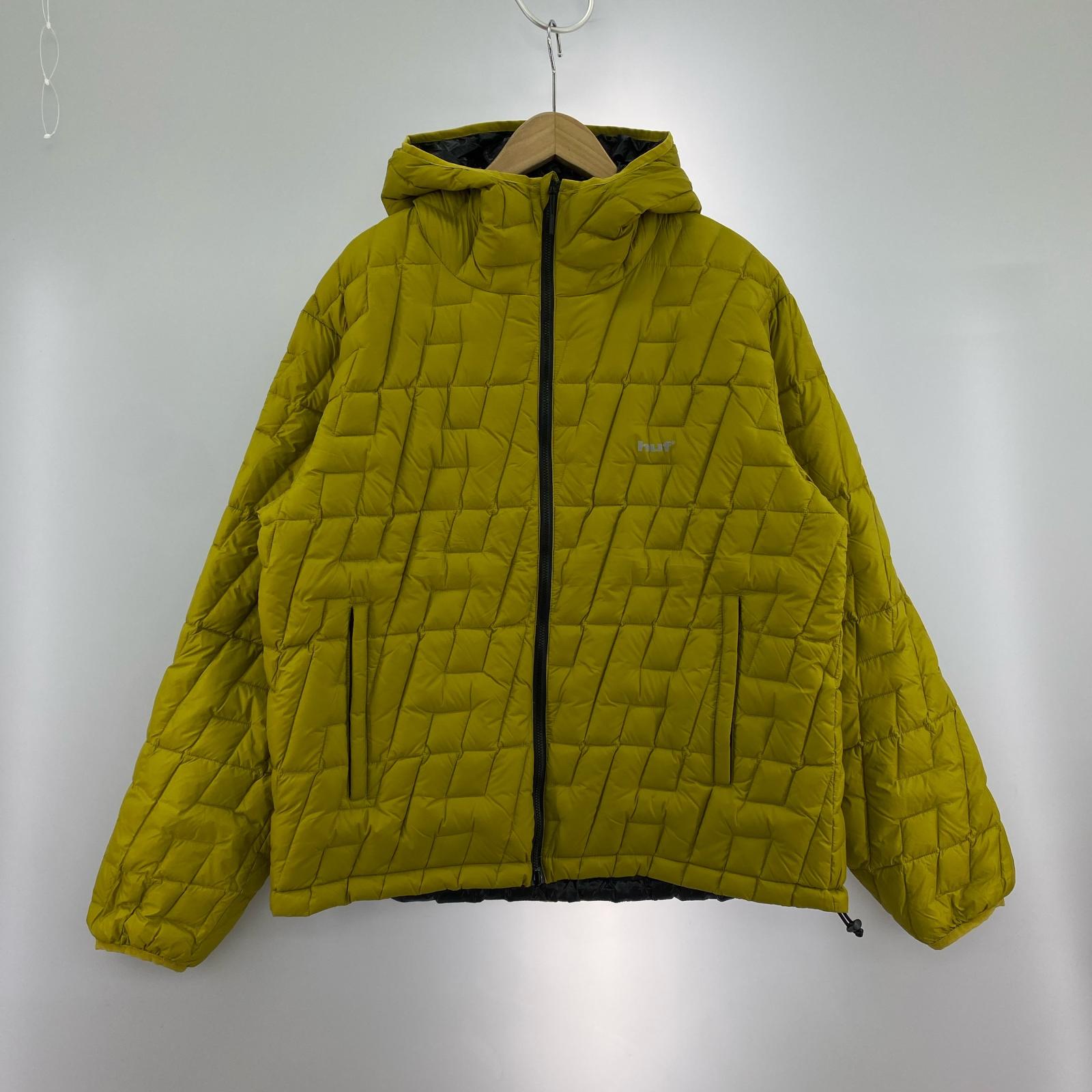ダウンジャケット TAION リバーシブル イエロー/ブラック (L) L