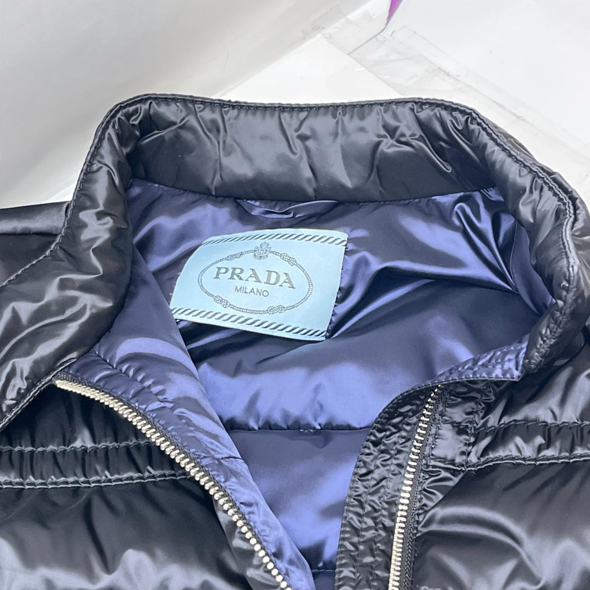 PRADA ダウンジャケット/黒/Size 42/29B830 42
