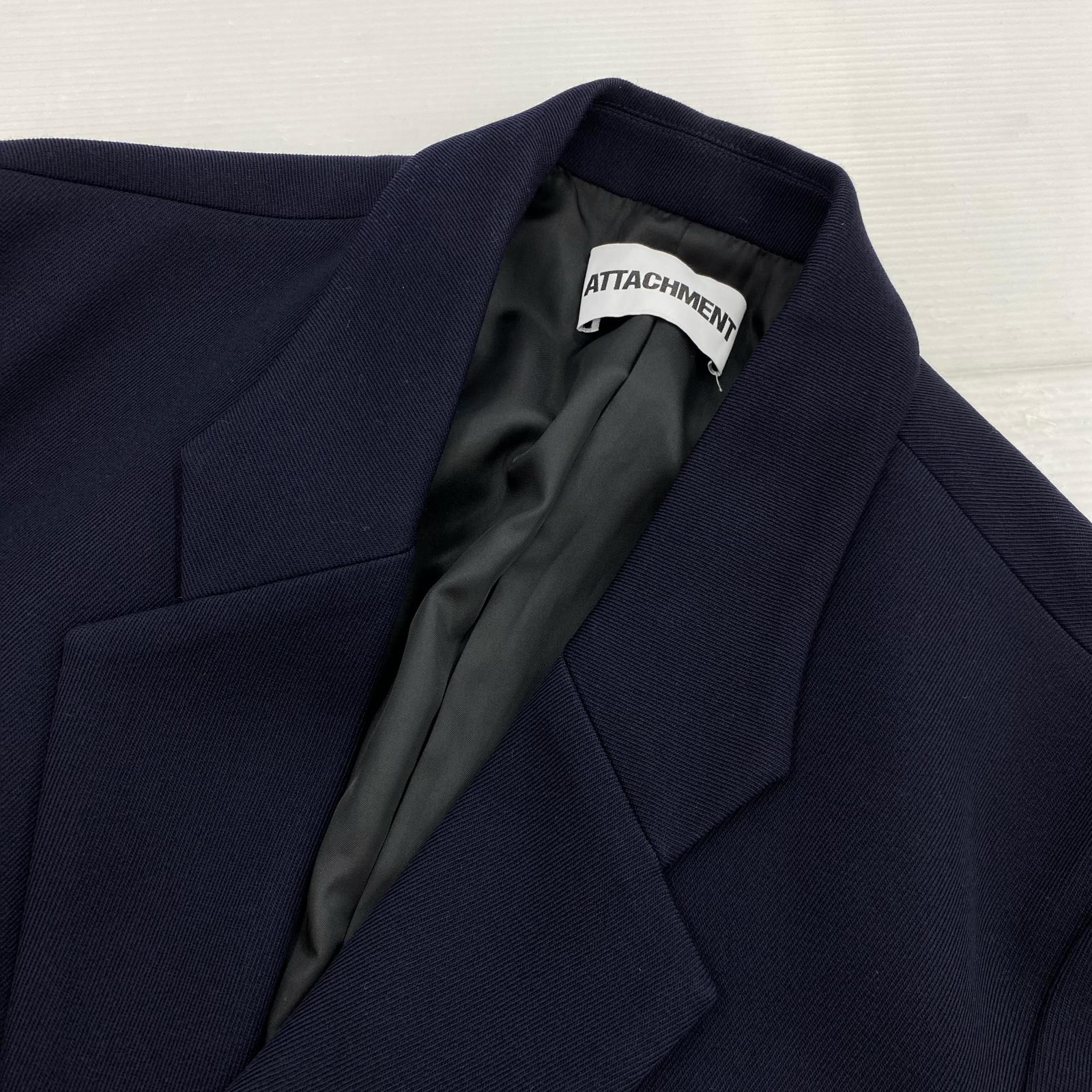 ジャケット 2/48 WO KERSEY OVERSIZED CHESTER COAT 1 ネイビー