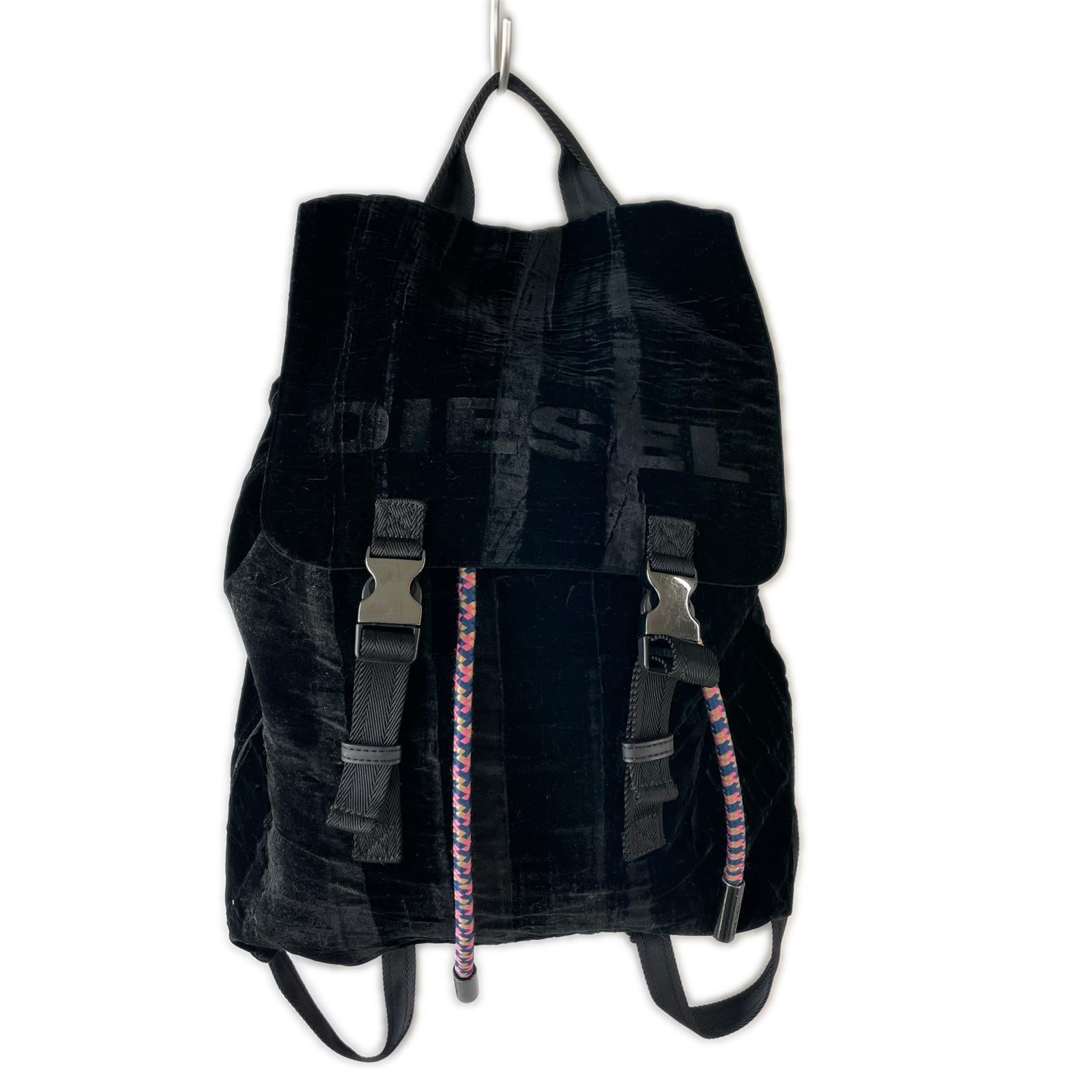 リュック・デイパック ベロアバックパック BLK ブラック