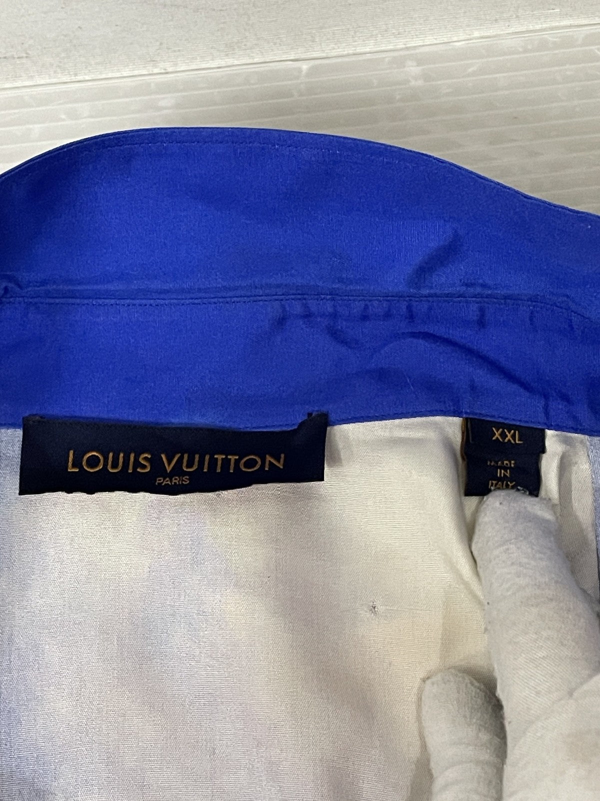 LOUIS VUITTON ヴァージル初期 19SS オズの魔法使い 総柄シルクシャツ XXL RM191 LUE HGS6W