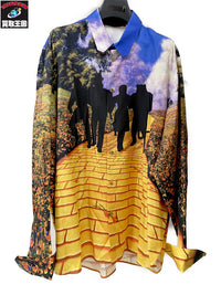 LOUIS VUITTON ヴァージル初期 19SS オズの魔法使い 総柄シルクシャツ XXL RM191 LUE HGS6W