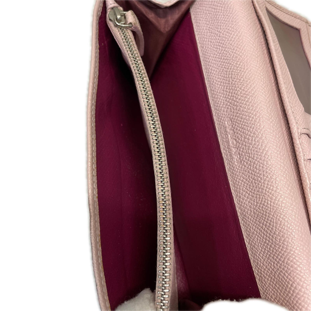 BVLGARI ブルガリブルガリ レザーロングウォレット ピンク