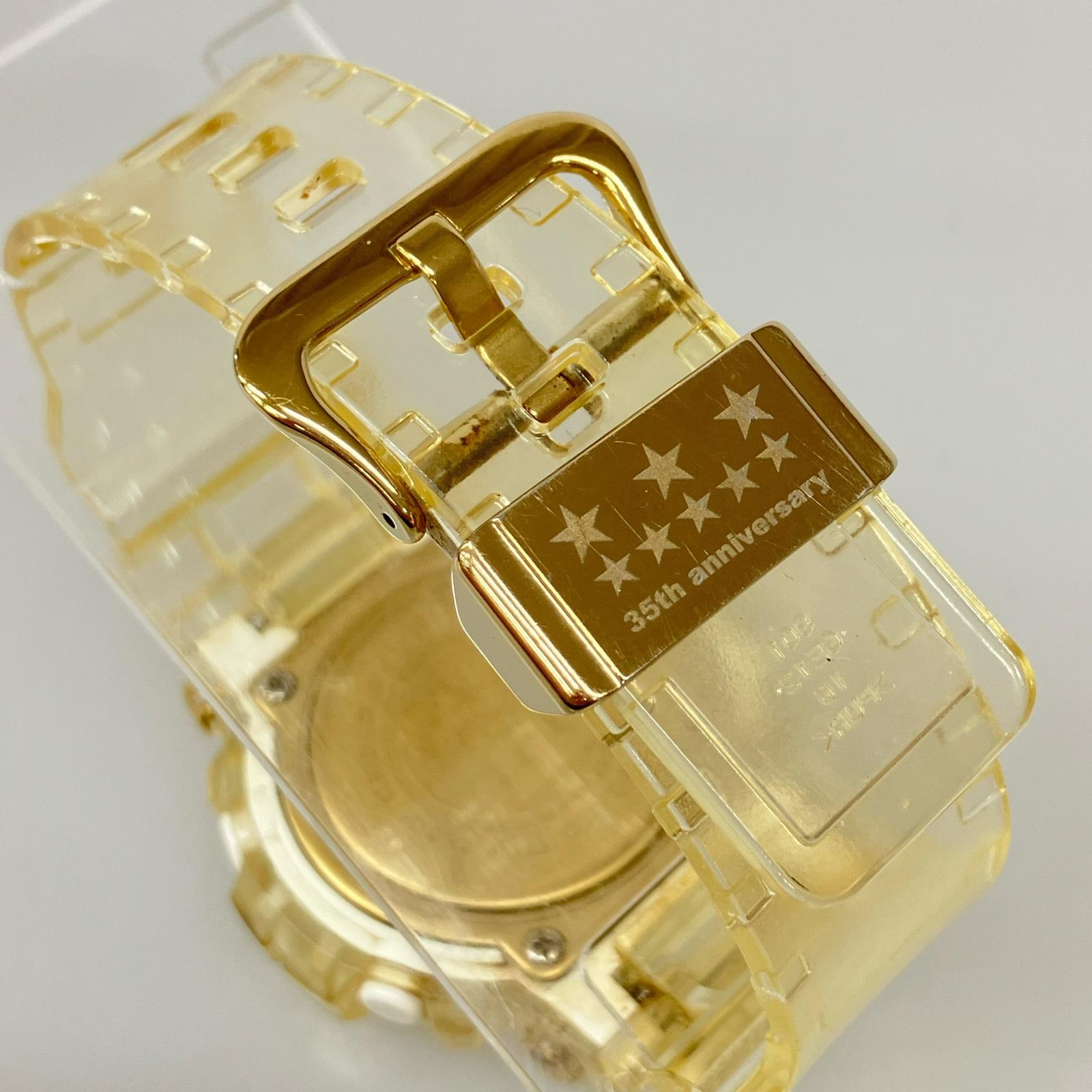 腕時計 CASIO G-SHOCK GA-835E 35周年 GLACIER GOLD QZ