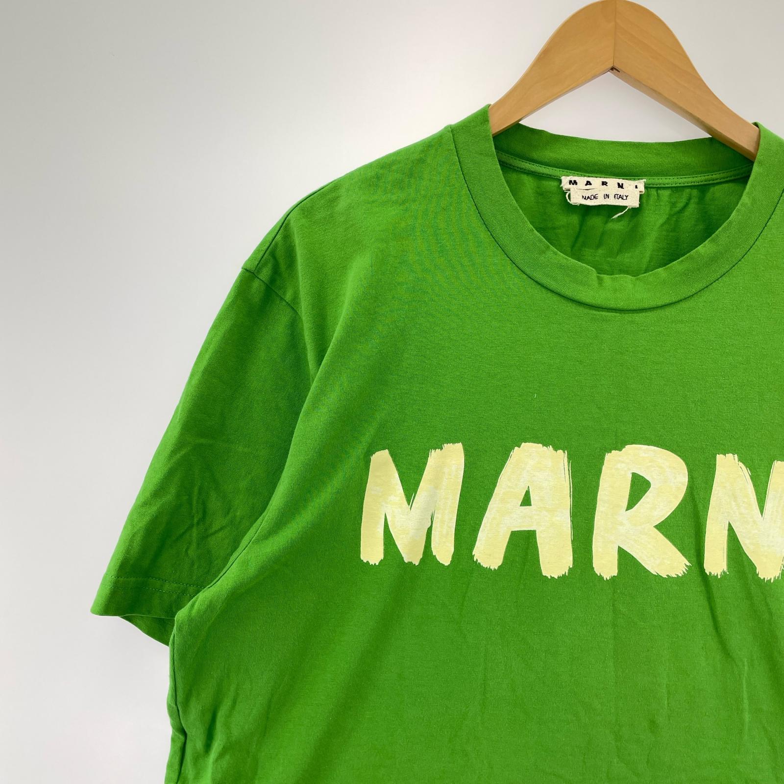 半袖Tシャツ ロゴプリントT 48 グリーン