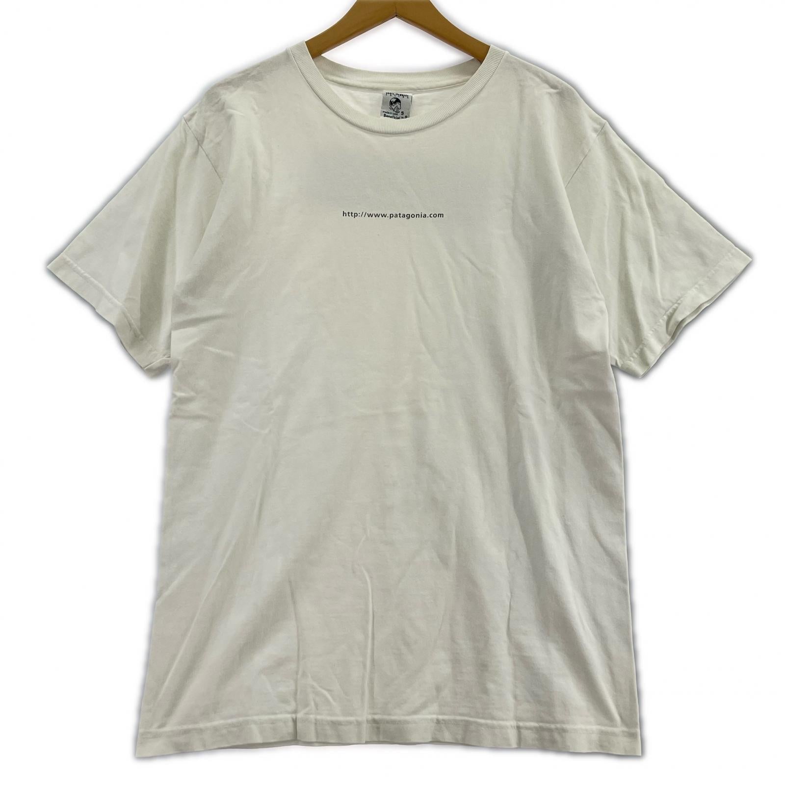半袖Tシャツ 90~00s USA製 URLロゴ 白 (S) S ホワイト