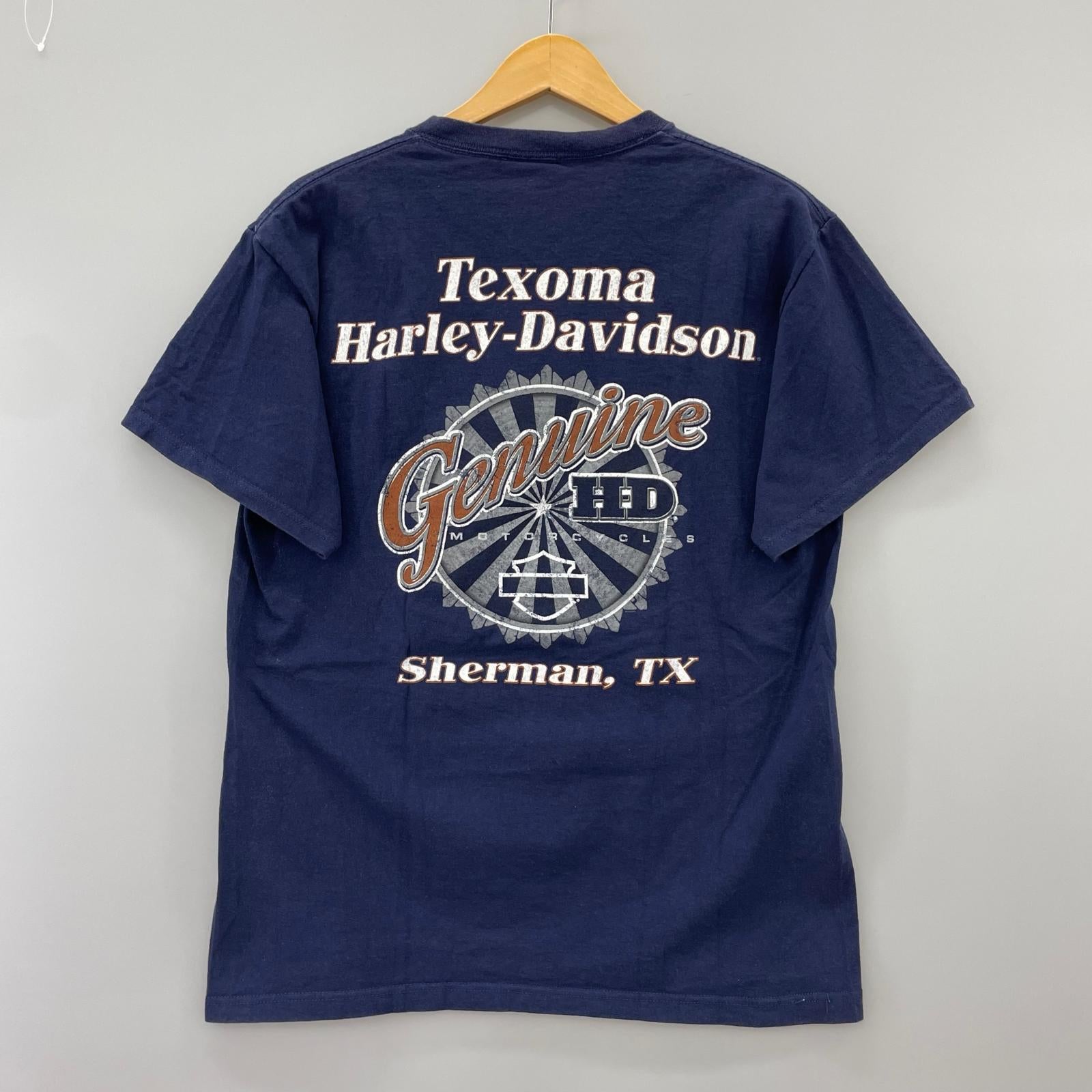 半袖Tシャツ Harley-Davidson S/STee Texoma 紺 (M) M ネイビー