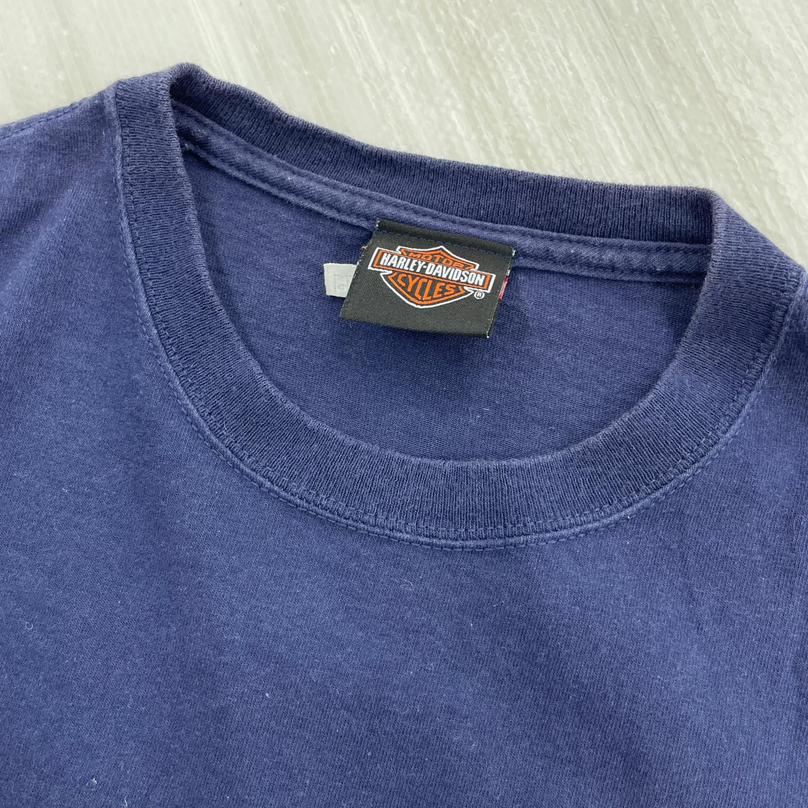 半袖Tシャツ Harley-Davidson S/STee Texoma 紺 (M) M ネイビー