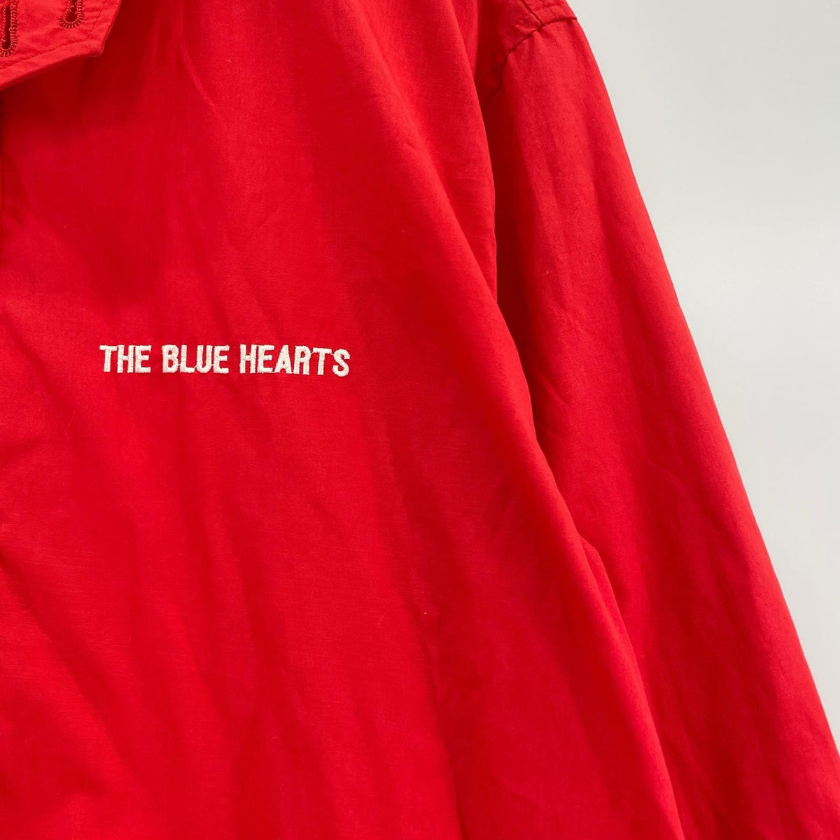 ブルゾン THE BLUE HEARTS 全日本 EAST WASTE TOUR ’91 レッド