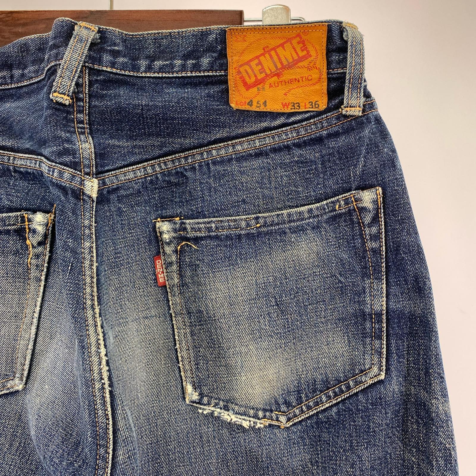 デニムパンツ DENIME Lot 454 ルーズストレートデニム