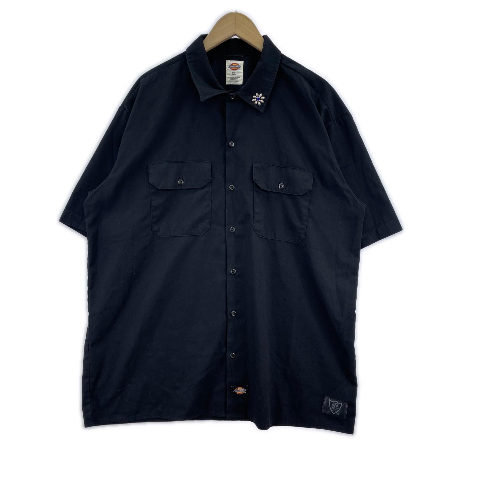 半袖シャツ Dickies×HTC Short Sleeve Work Shirt XL ブラック ブラック