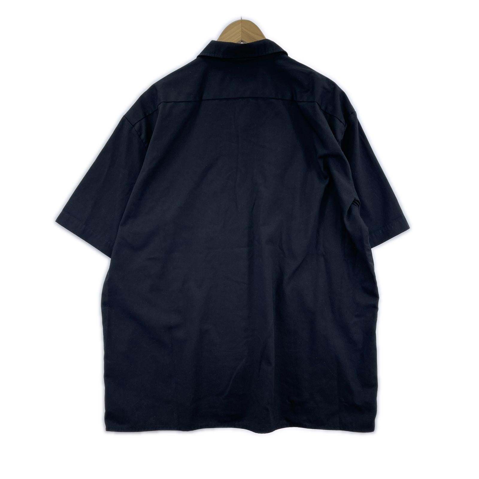 半袖シャツ Dickies×HTC Short Sleeve Work Shirt XL ブラック ブラック