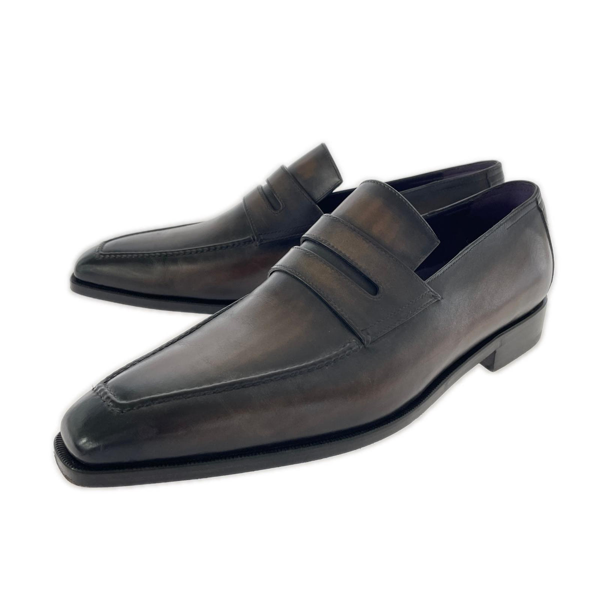 シューズ Berluti/アンディ コインローファー/1411 ブラウン