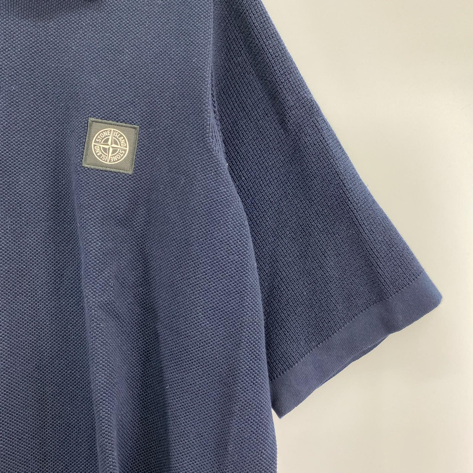 ポロシャツ ロゴパッチ/XL/ネイビー/L1S155100030S00B5 ネイビー