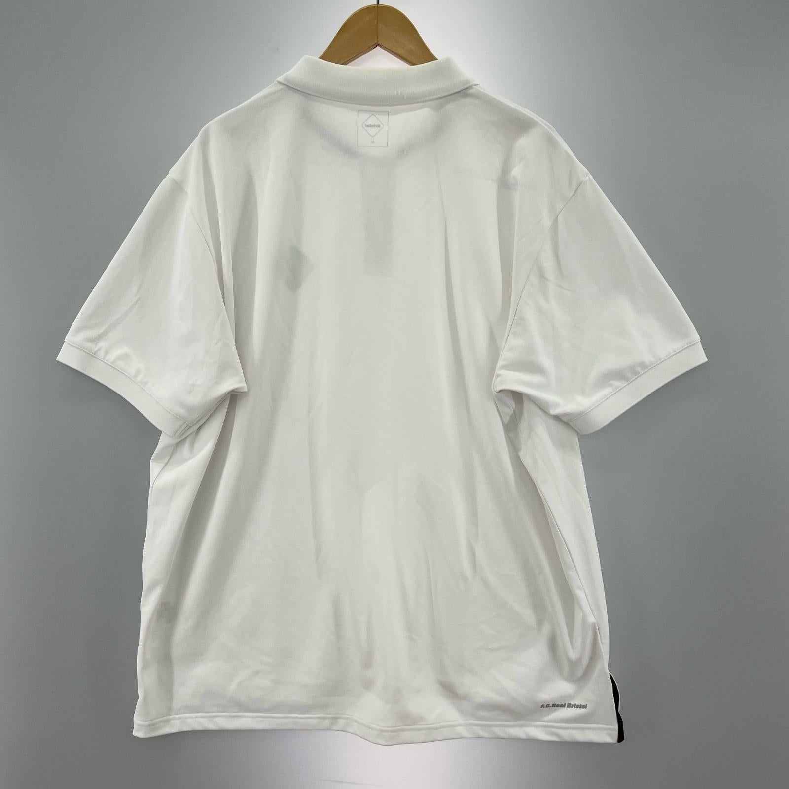 ポロシャツ EMBLEM POLO/XL/ホワイト/FCRB-250041 LL ホワイト