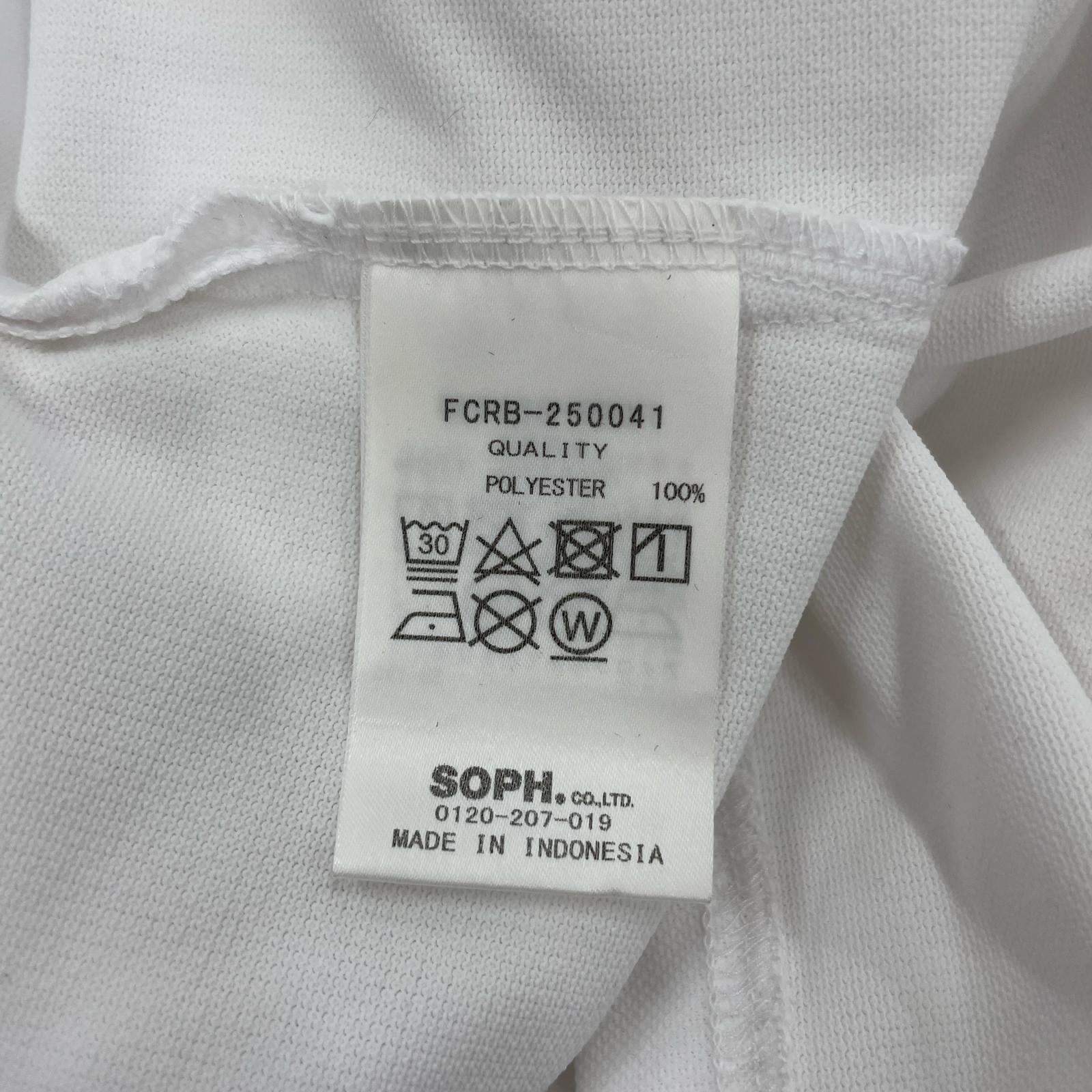 ポロシャツ EMBLEM POLO/XL/ホワイト/FCRB-250041 LL ホワイト