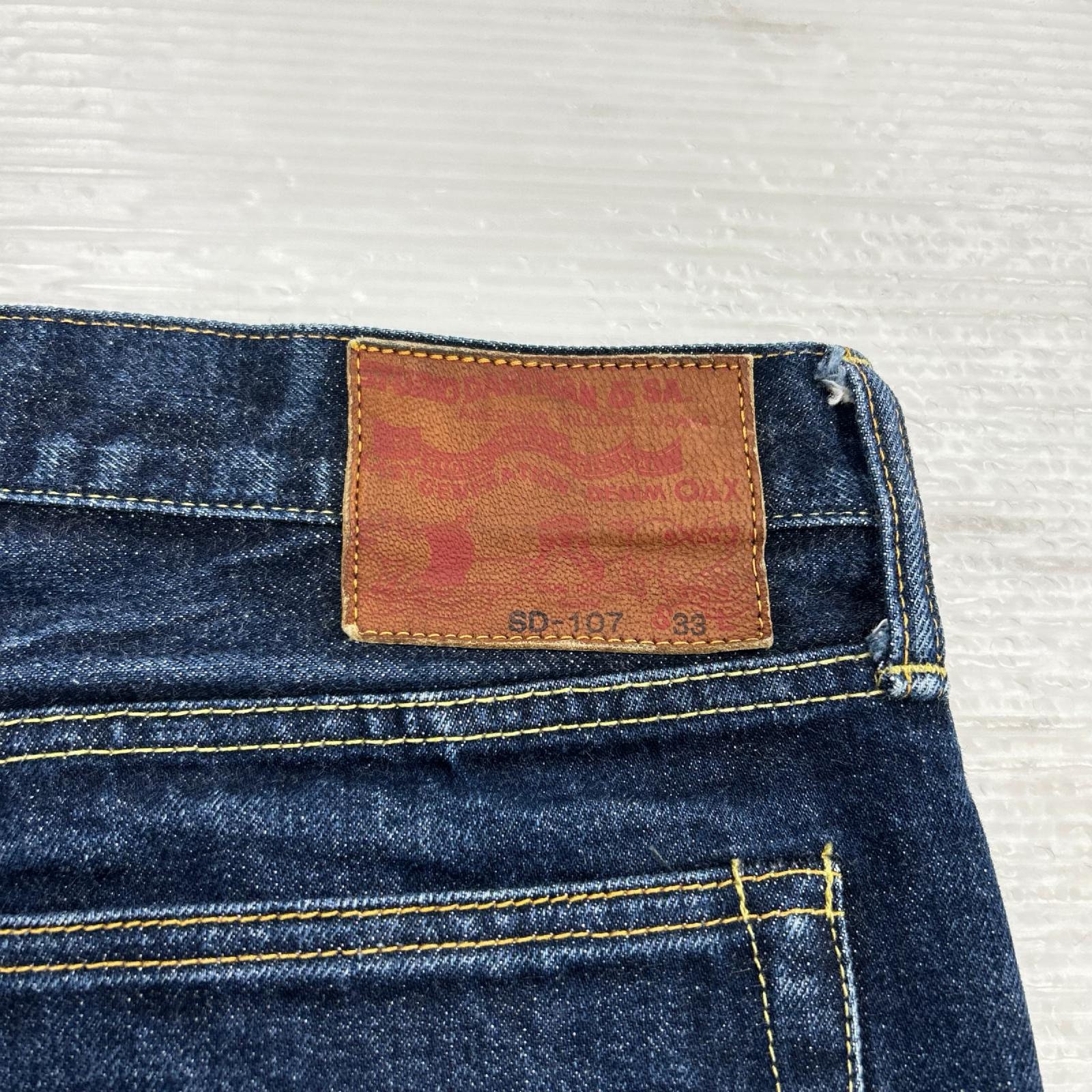 デニムパンツ SD-107 33 紺 33 ネイビー