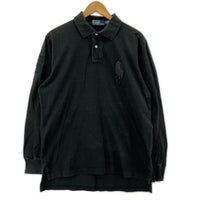 ポロシャツ ビックポニー BLK L ブラック