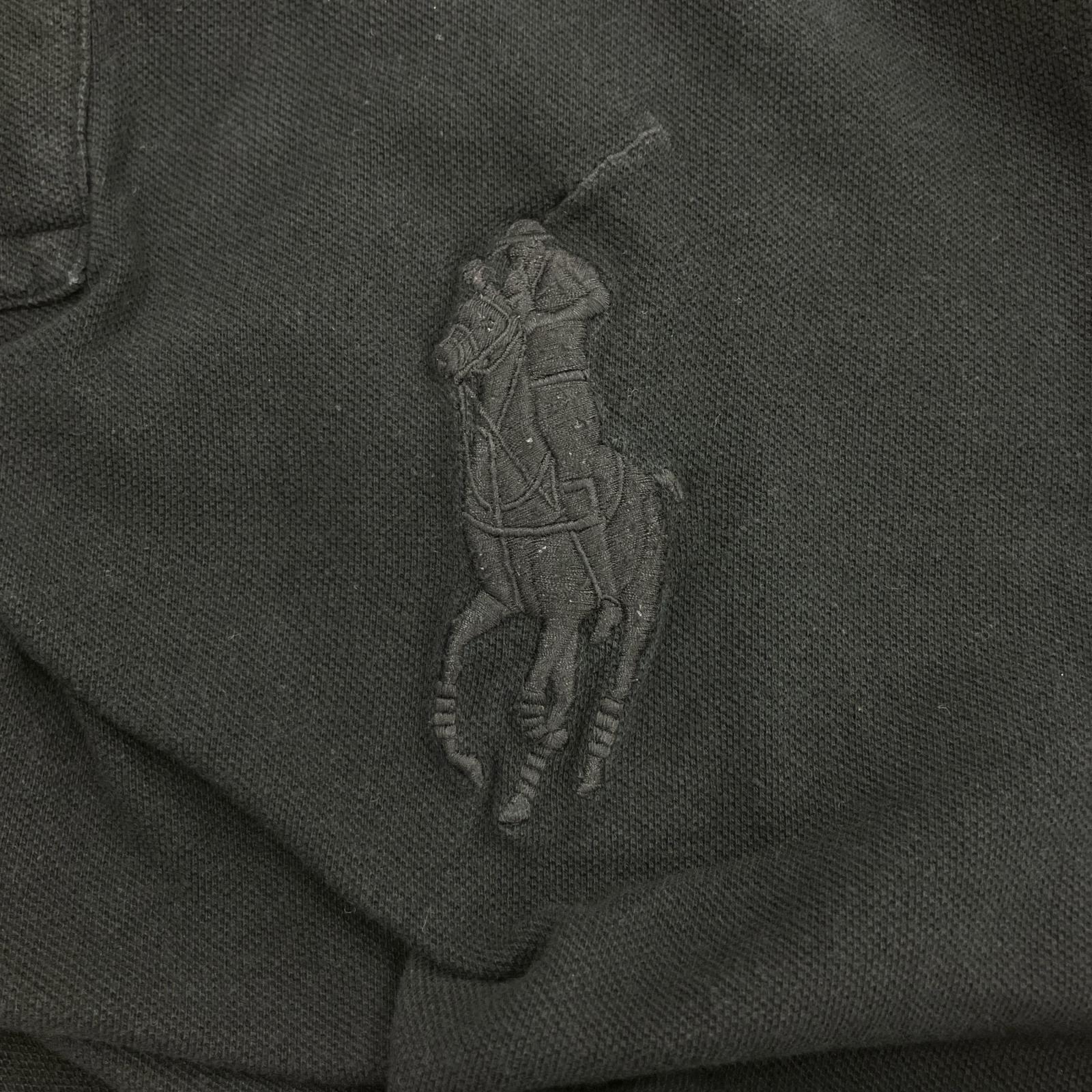 ポロシャツ ビックポニー BLK L ブラック