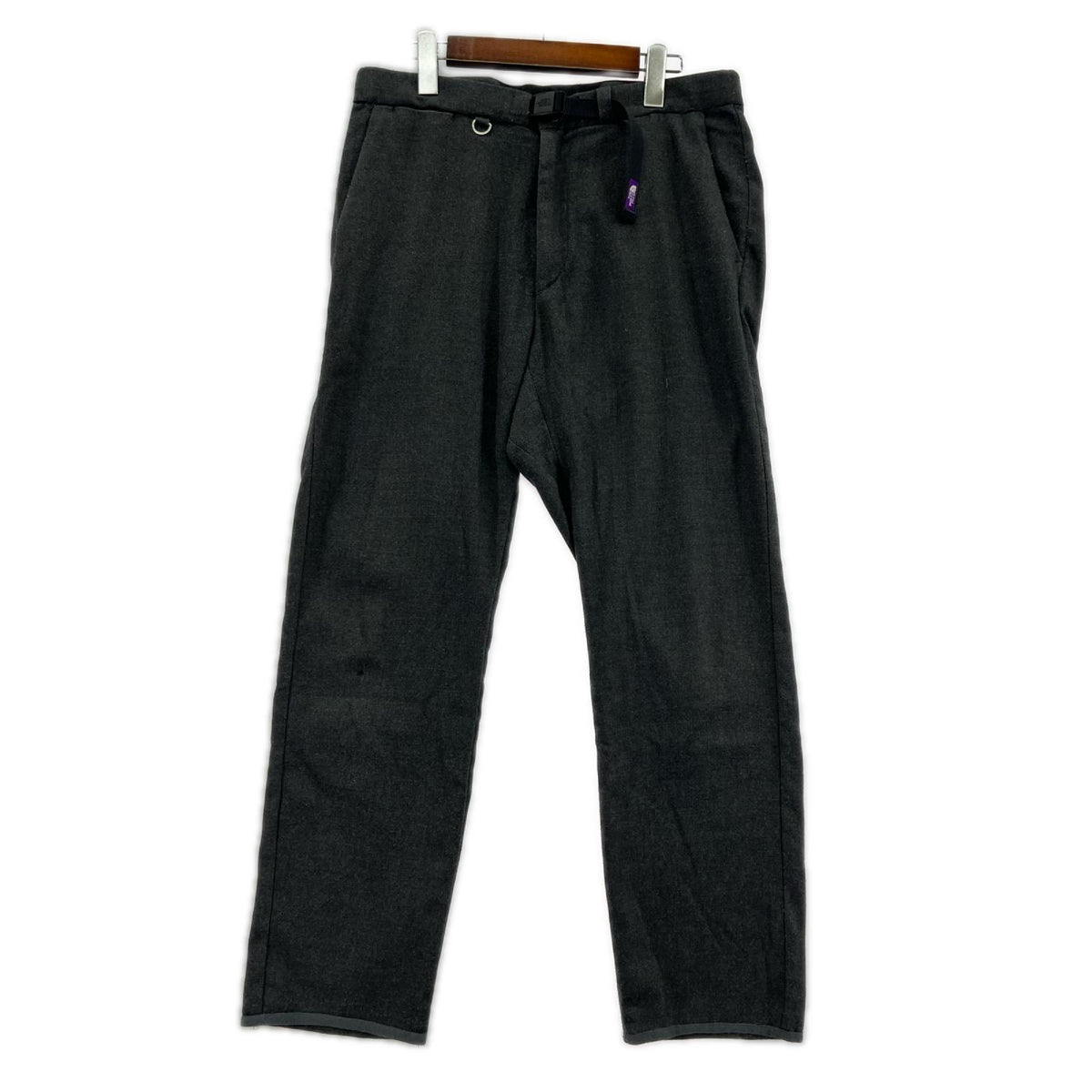 パンツ ストレッチベルトパンツ グレー (32) 32 グレー