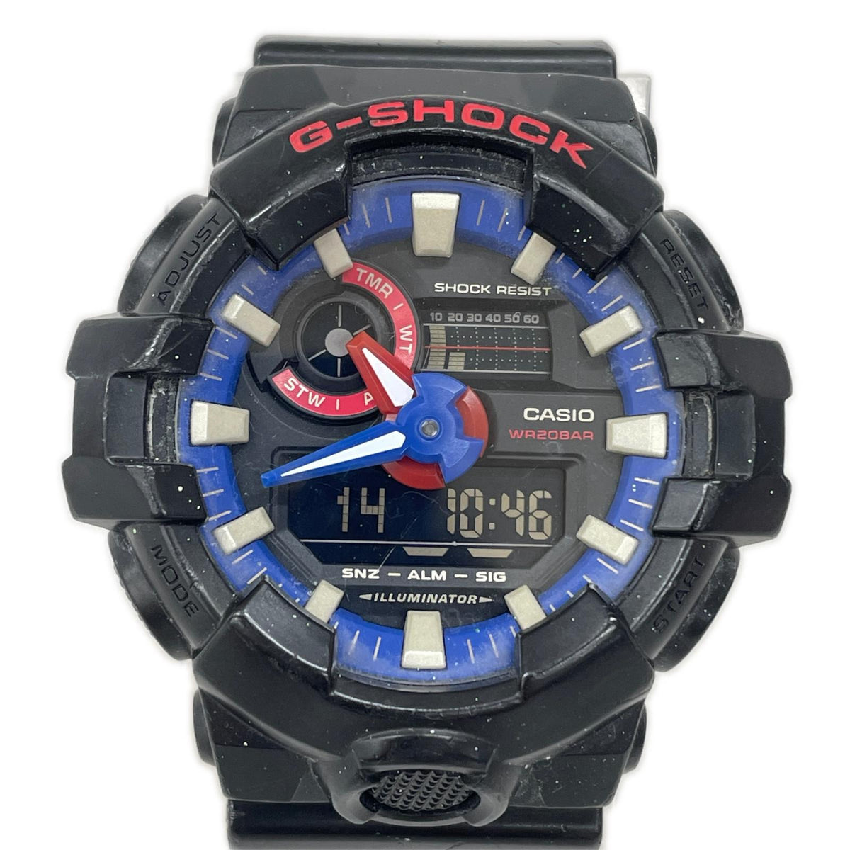 腕時計 GA-700LT LAYERED Black & Tricolor ブラック