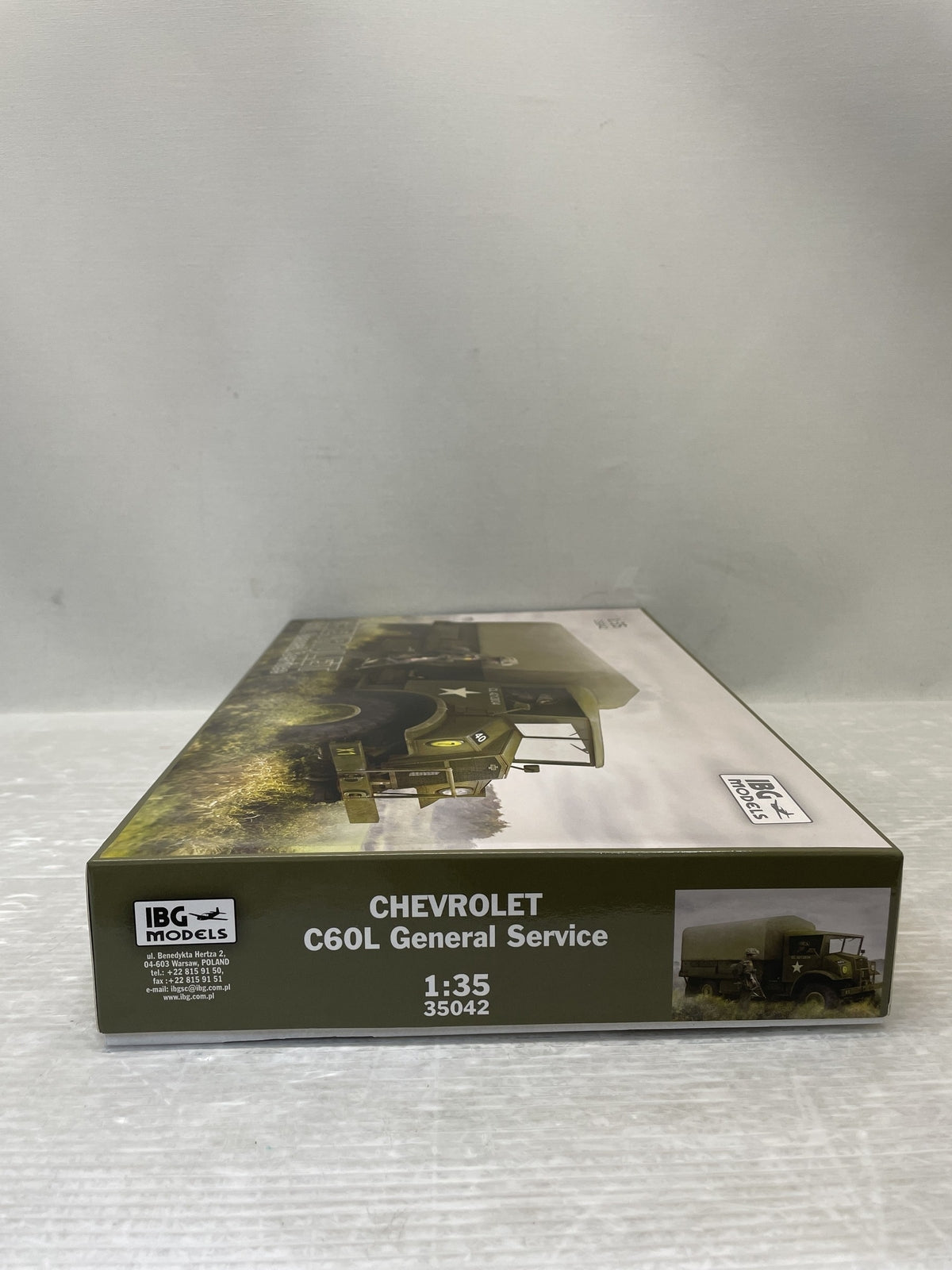 1/35 英・シボレー C60L キャブ13 カーゴトラック ミリタリープラモ