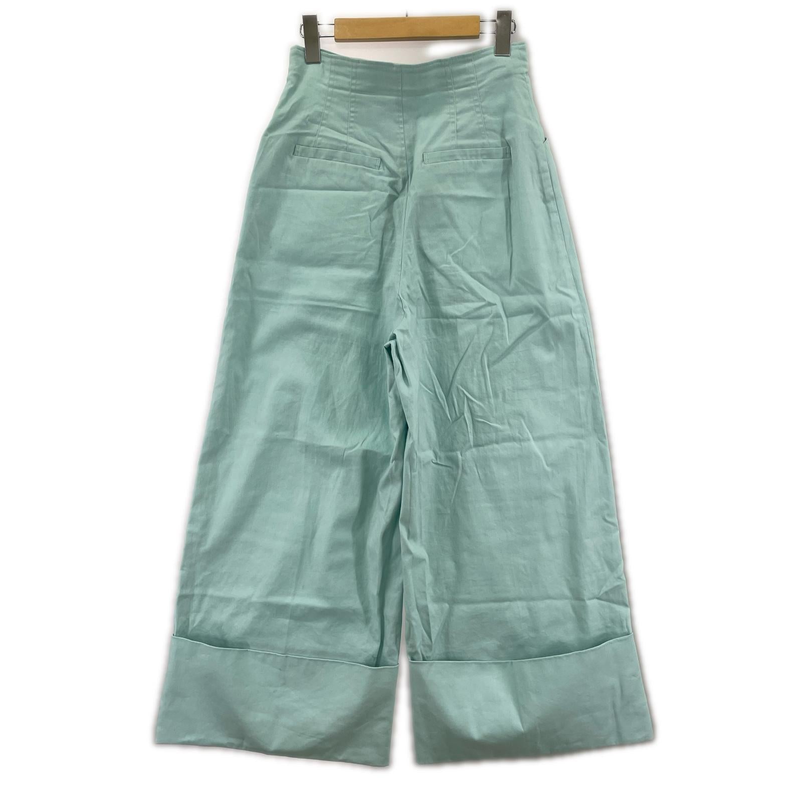 パンツ LANVIN en Bleu コットンリネンマッキンパンツ 38