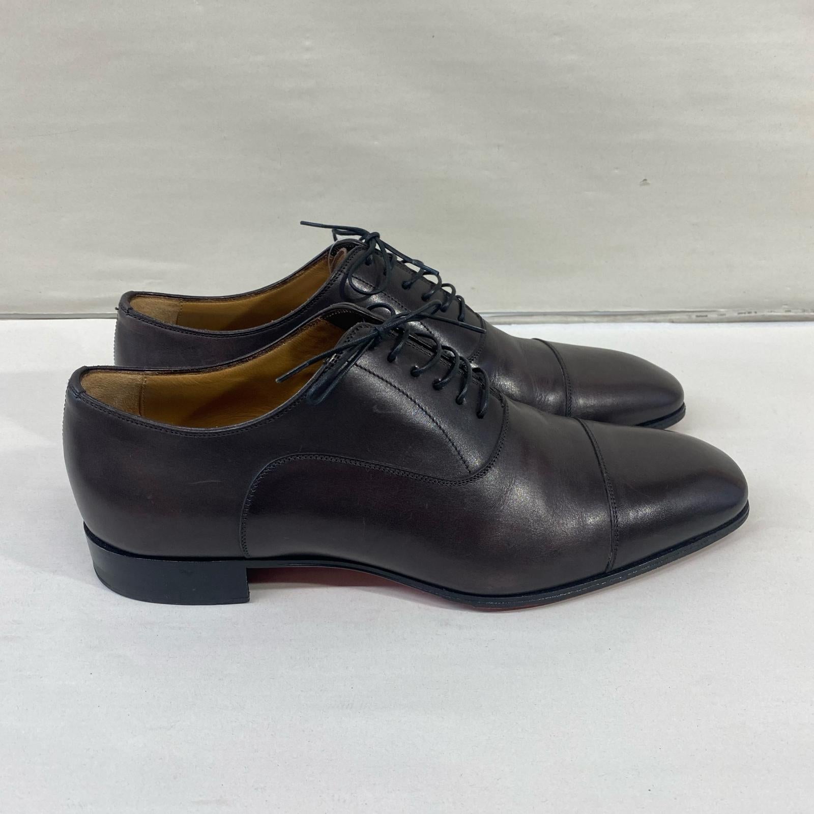 Christian Louboutin レザードレスシューズ ブラウン 41