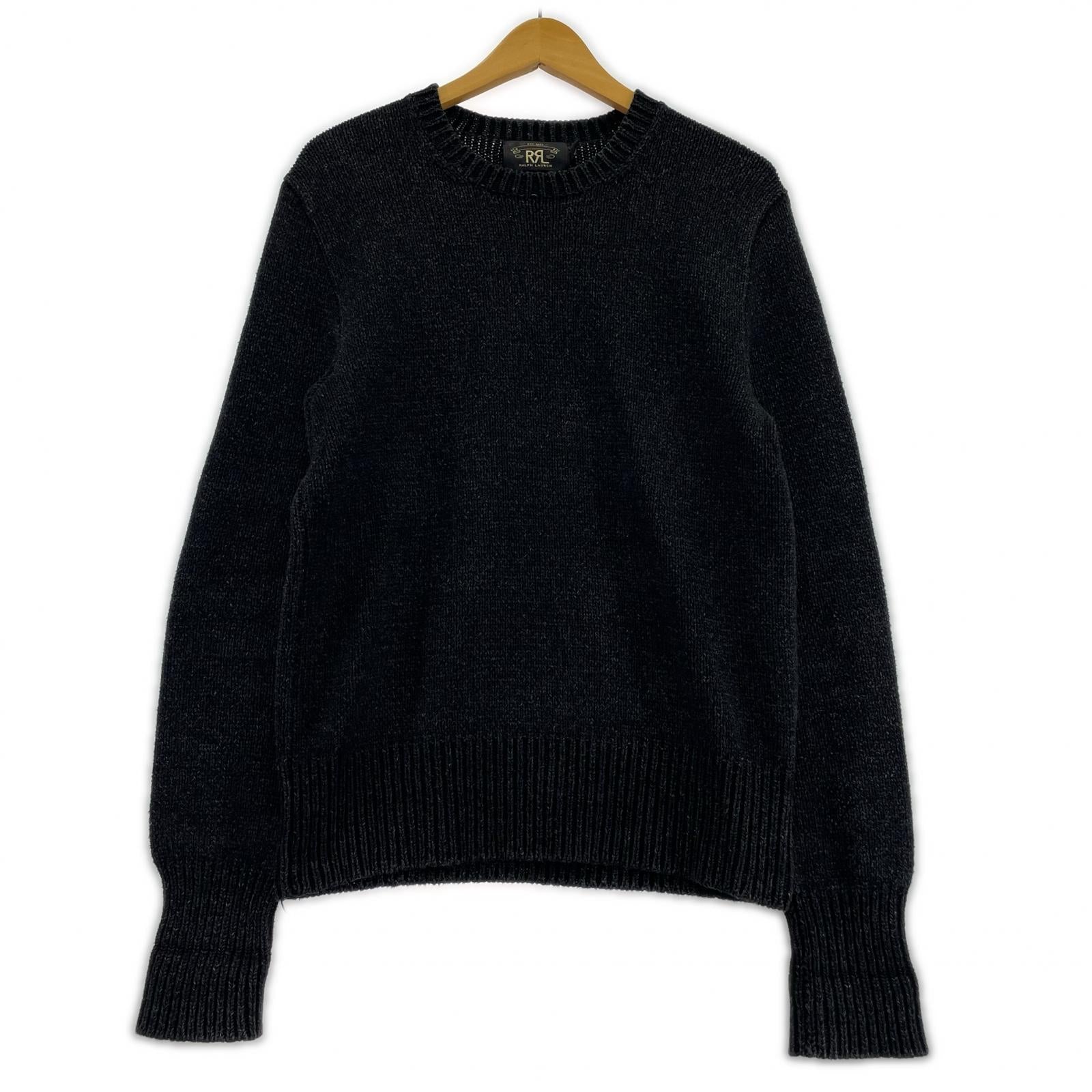 ニット コットン BLK S S ブラック