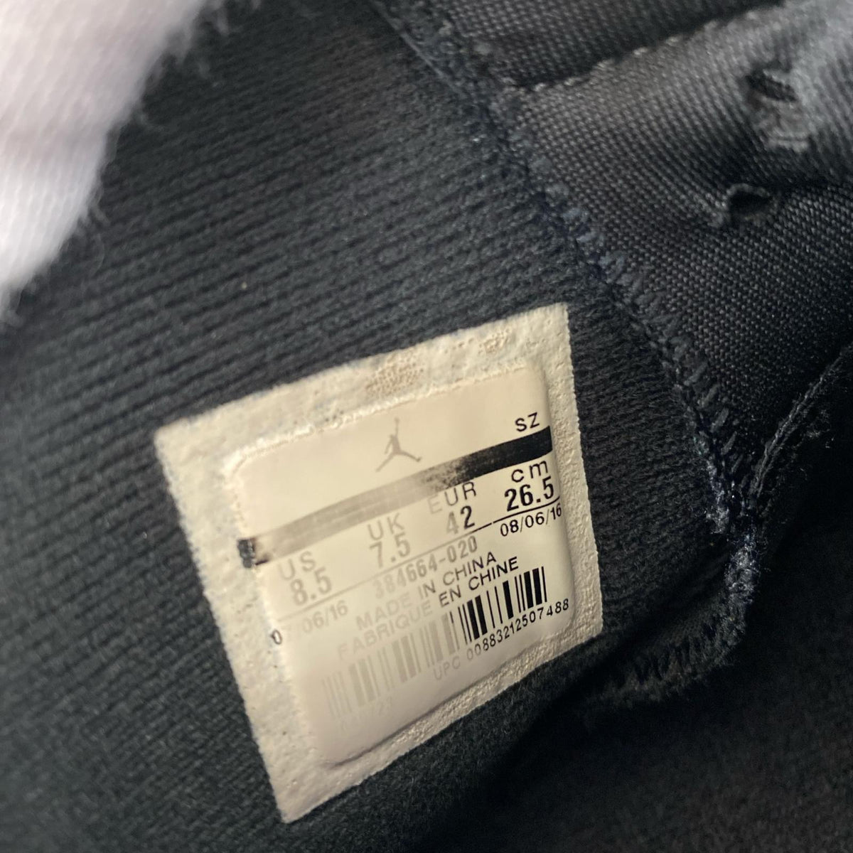 スニーカー Air Jordan 6 Black Cat 黒 26.5cm 26.5cm (US8 1/2 UK8 EU43) ブラック