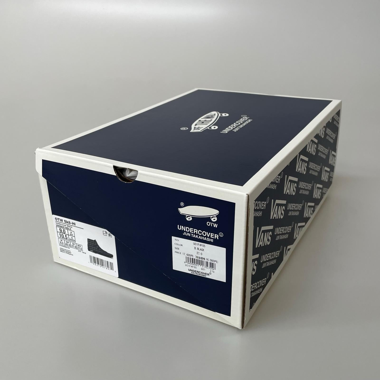 スニーカー ×OTW by Vans Sk8-Hi "Black" (27.0) 27cm (US9 UK8 1/2 EU44) ブラック