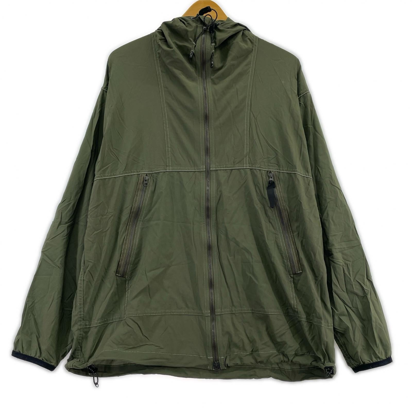 ジャケット and wander PERTEX wind jacket ソフトシェルジャケット 4 オリーブ 4