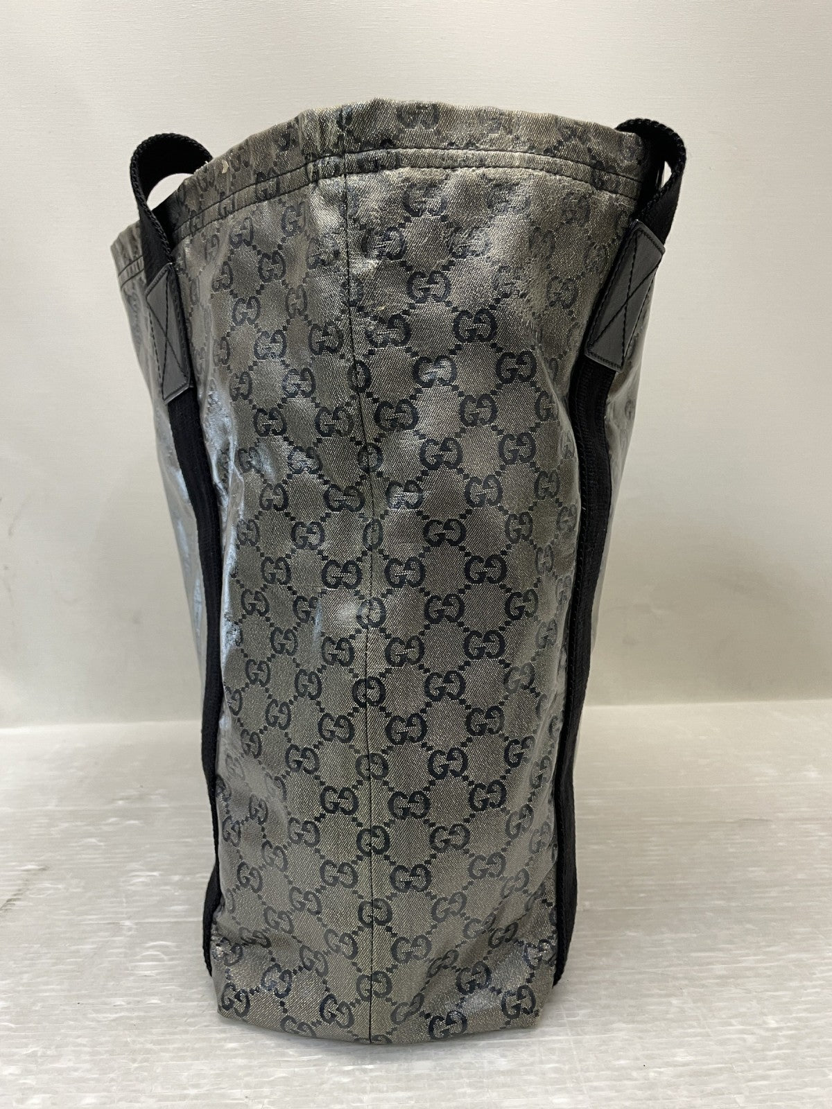 GUCCI GG クリスタル トートバッグ PVCレザー 203998