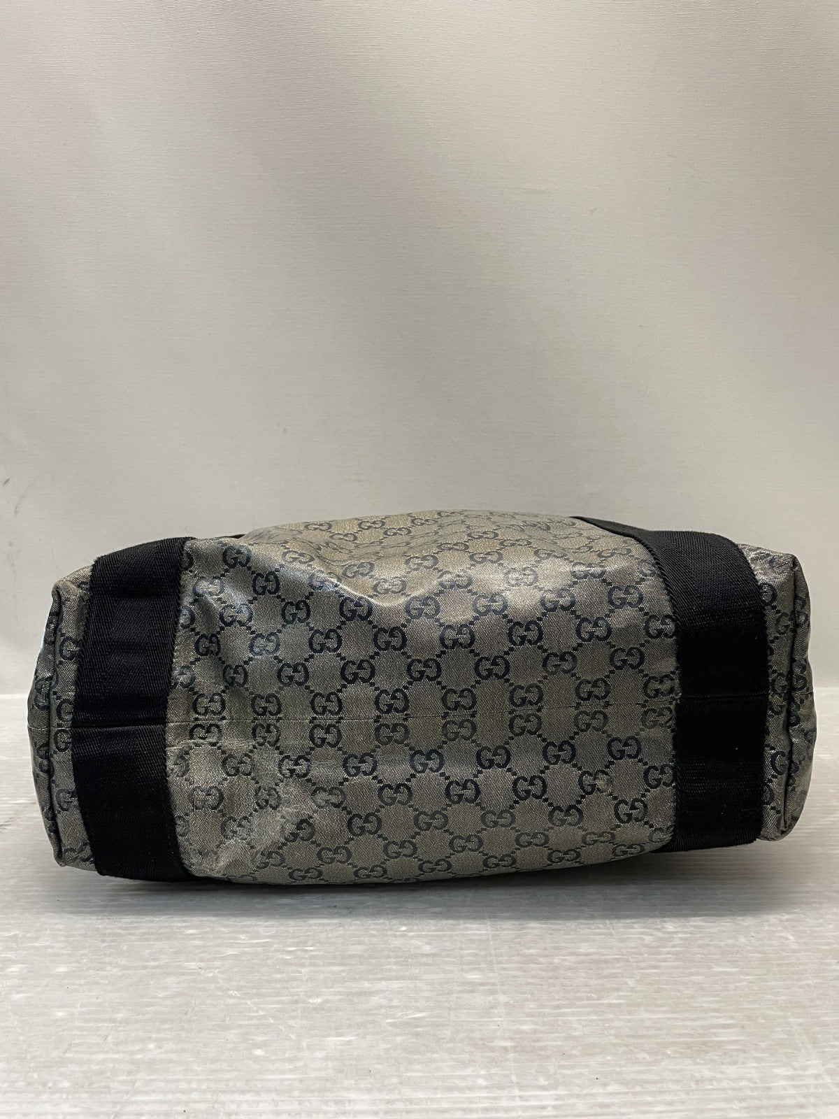 GUCCI GG クリスタル トートバッグ PVCレザー 203998
