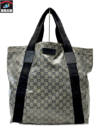 GUCCI GG クリスタル トートバッグ PVCレザー 203998