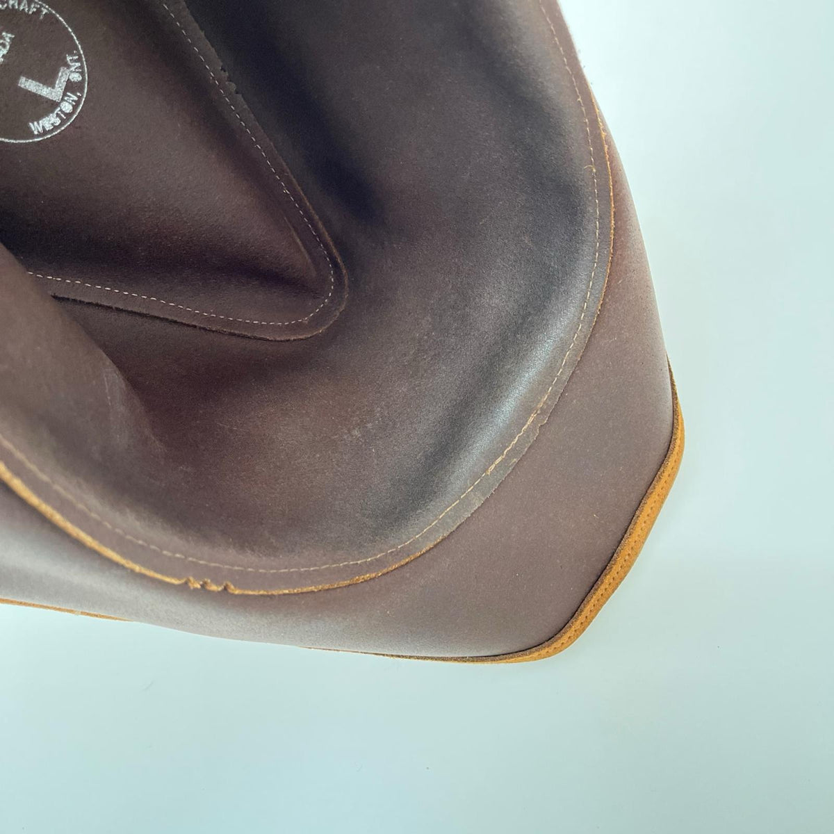 ハット Canadian Leathercraft レザー テンガロンハット 茶 L ブラウン