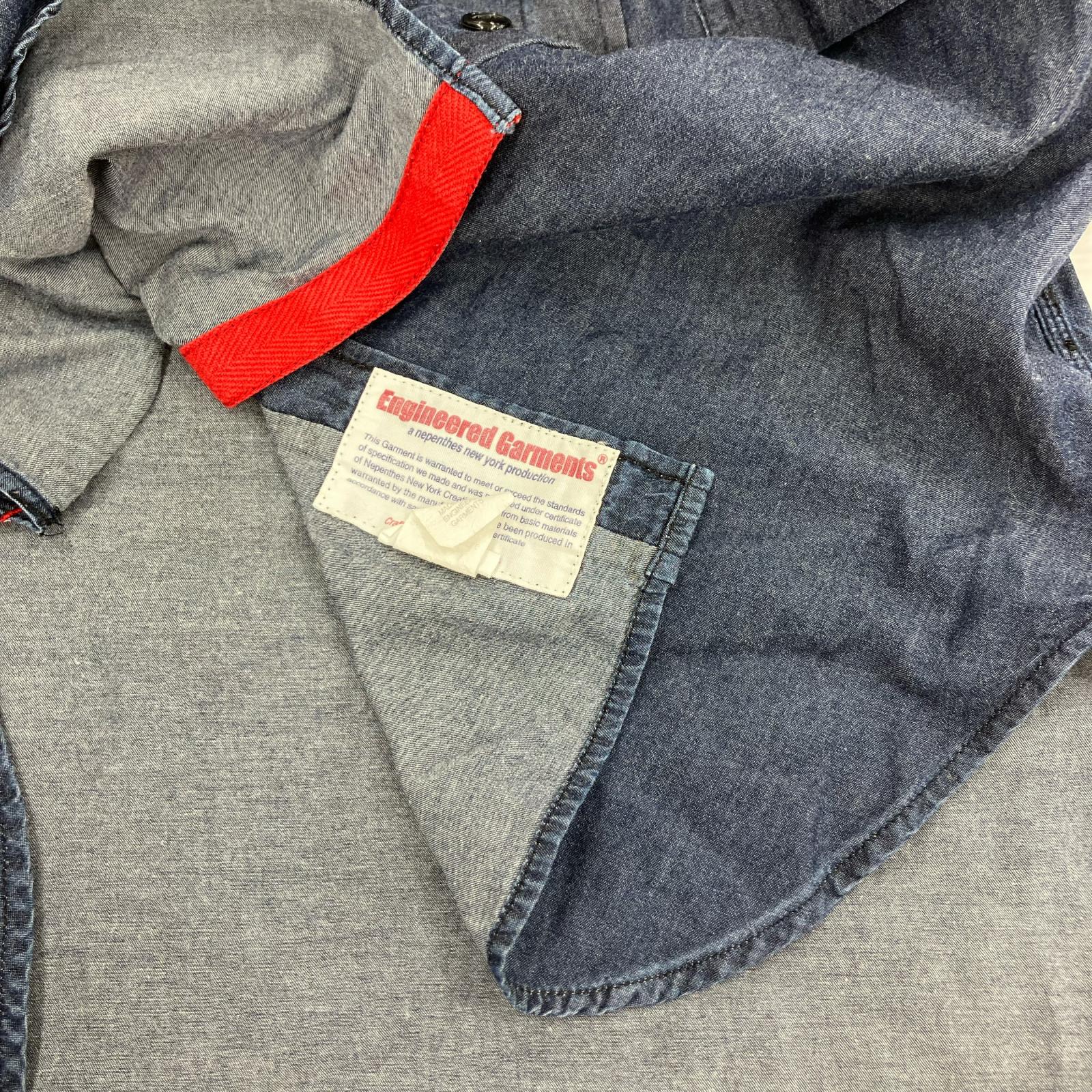 長袖シャツ Engineered Garments ダンガリーワークシャツ M インディゴ M