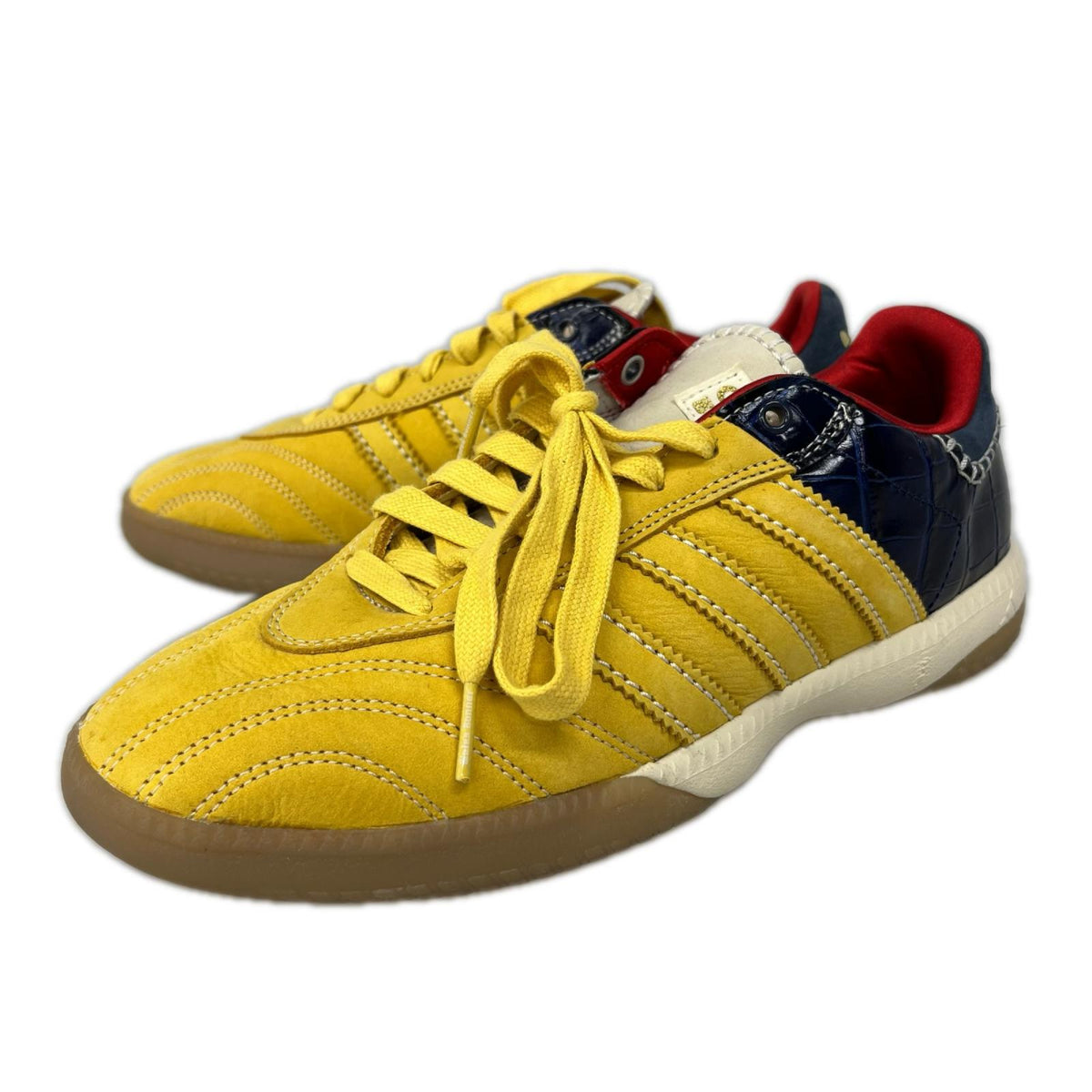 スニーカー ×Wales Bonner Samba 27cm 黄/青 27cm (US9 UK8 1/2 EU44) イエロー