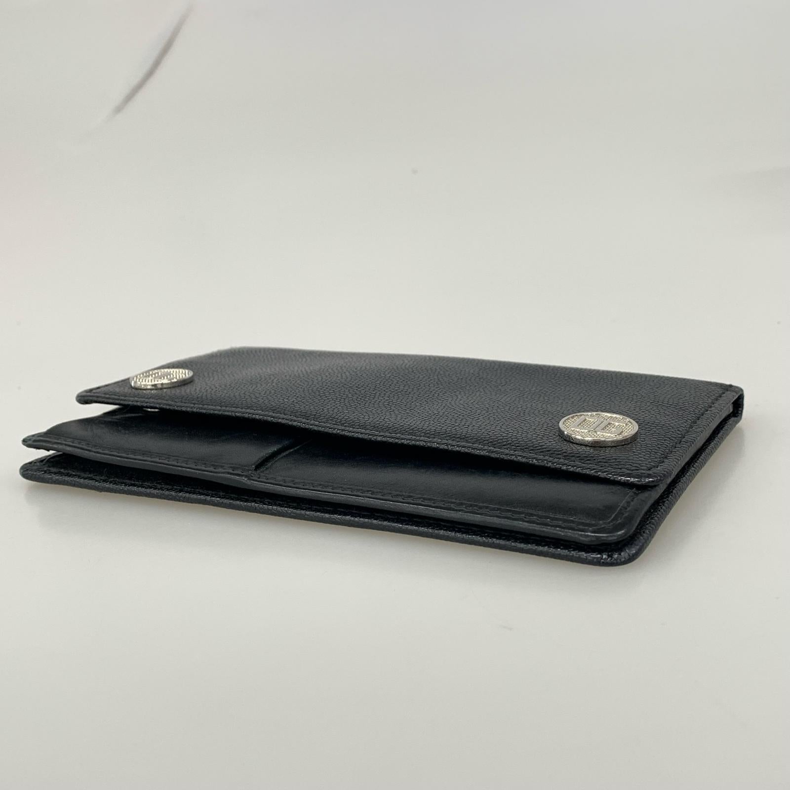 長財布 DGロゴ レザー 長財布 黒 ブラック
