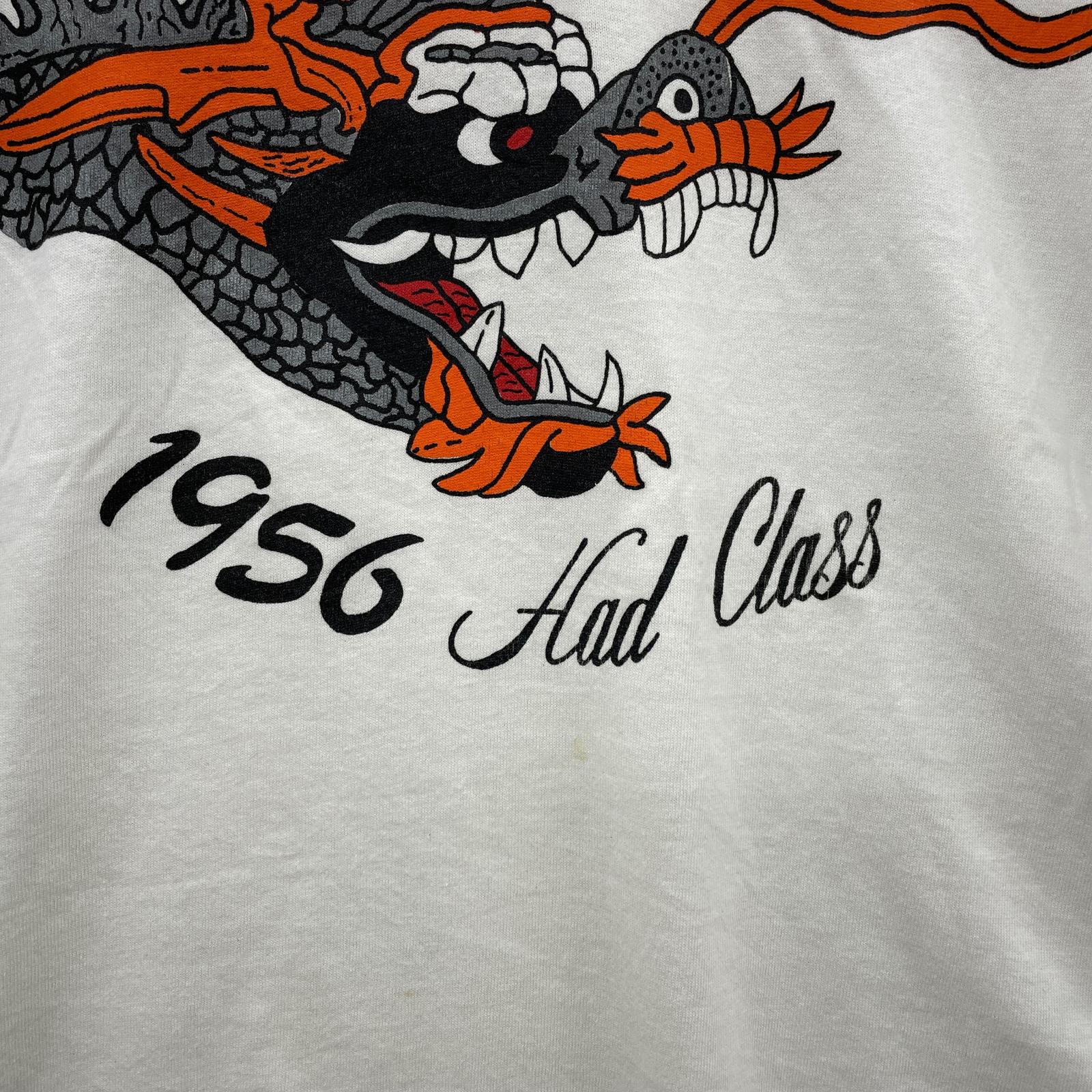 半袖Tシャツ 80s SCREEN STARS BEST タトゥー ドラゴン ホワイト